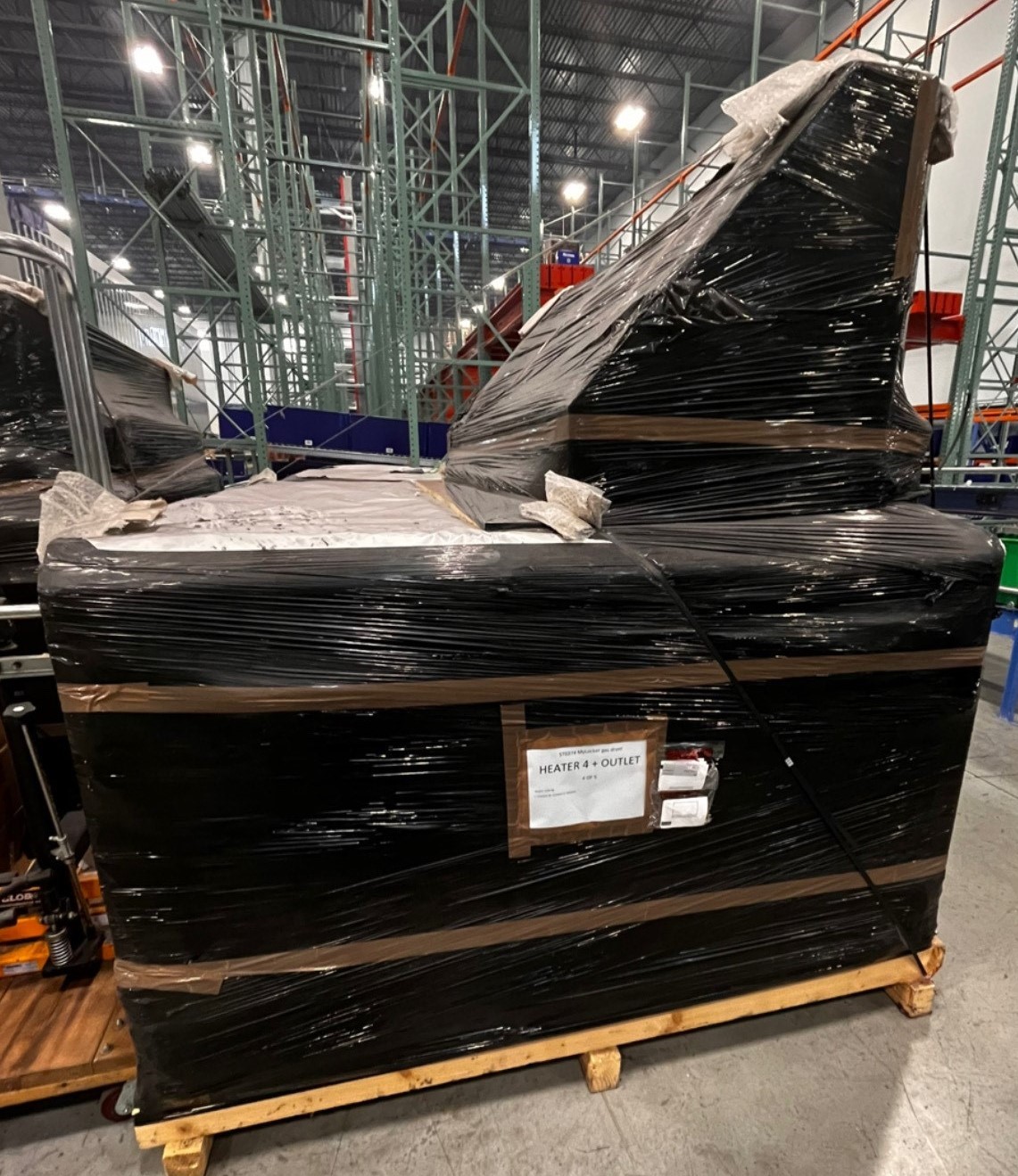 6 GAS DRYERS 75'' Belt 2 NEW, 4 SLIGHTLY USED