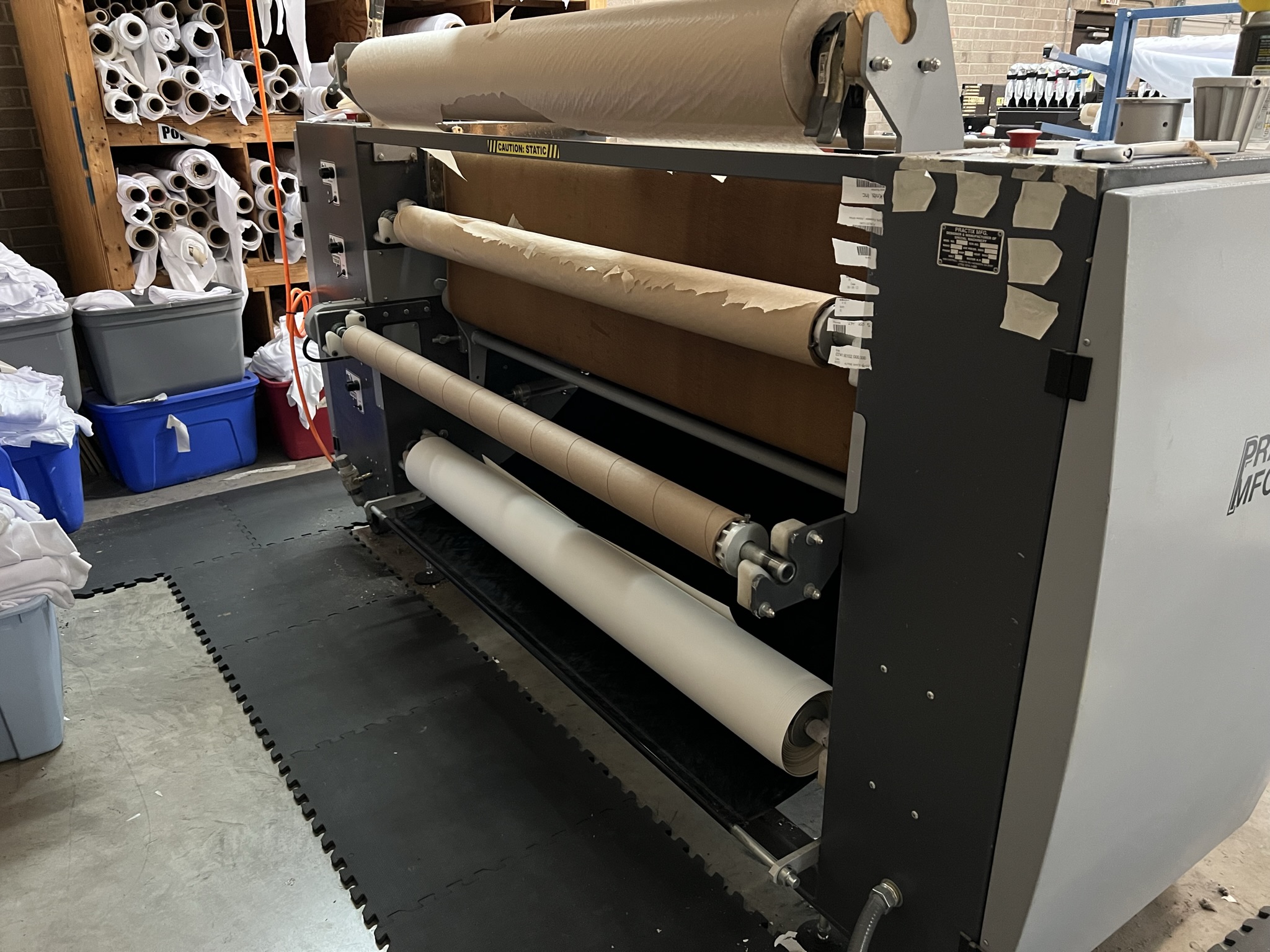 sublimation roll press