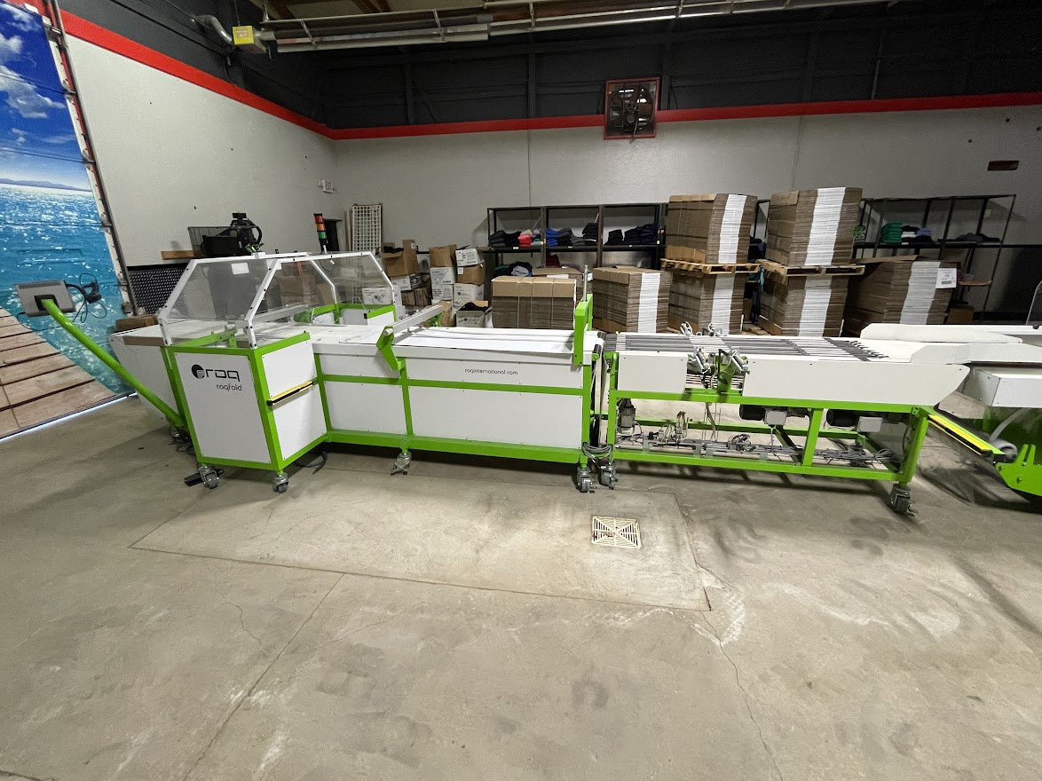 ROQ FOLD/BAG/LABEL MACHINE