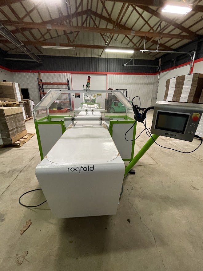 ROQ FOLD/BAG/LABEL MACHINE