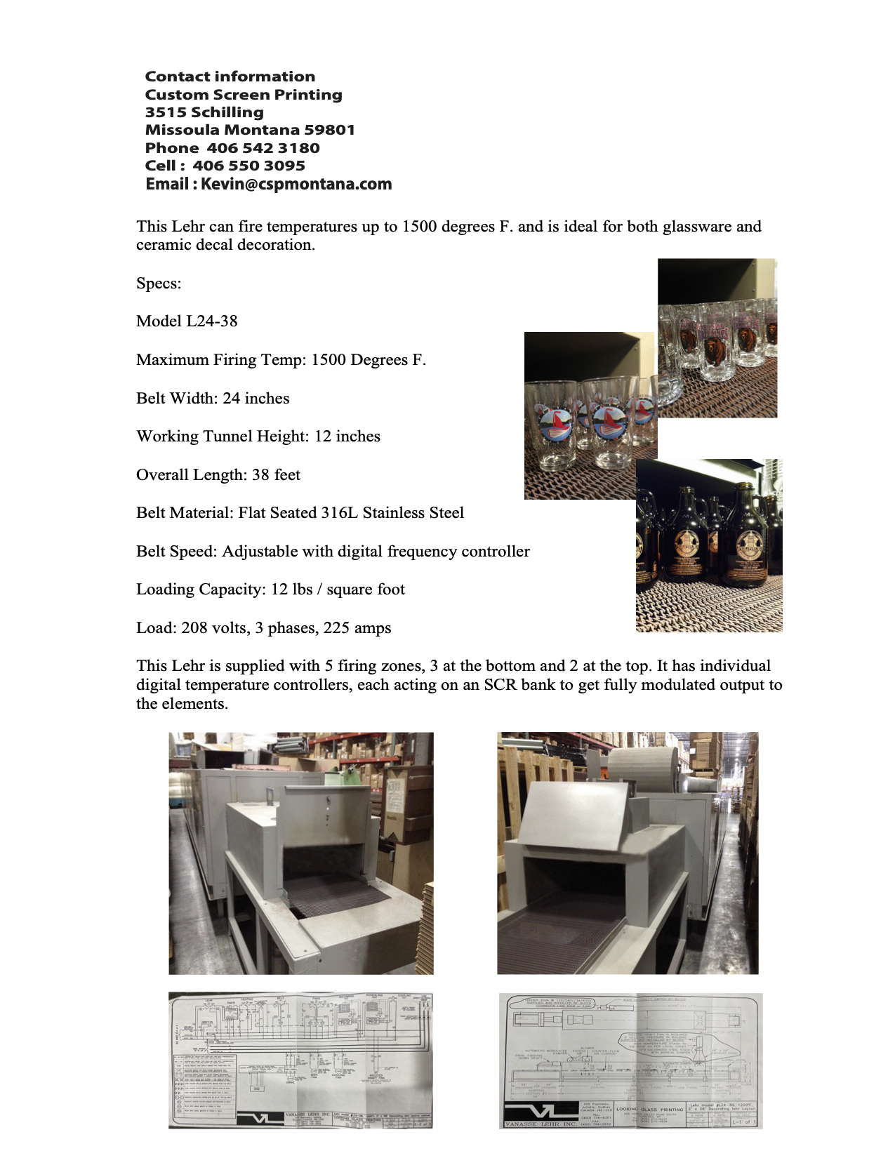 Ceramic / Glass Tunnel oven ( lehr )