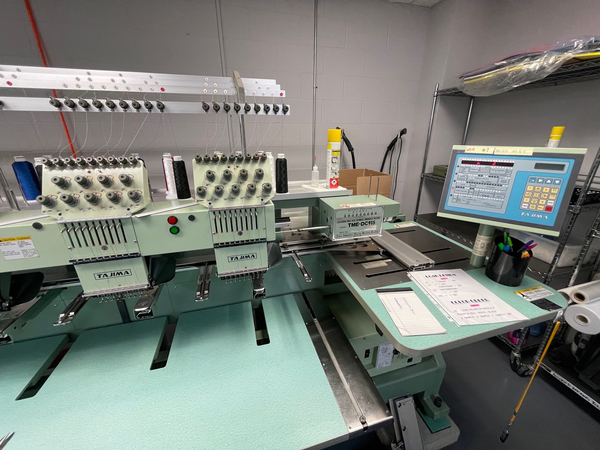 Tajima & Brother Embroidery Machines For Sale