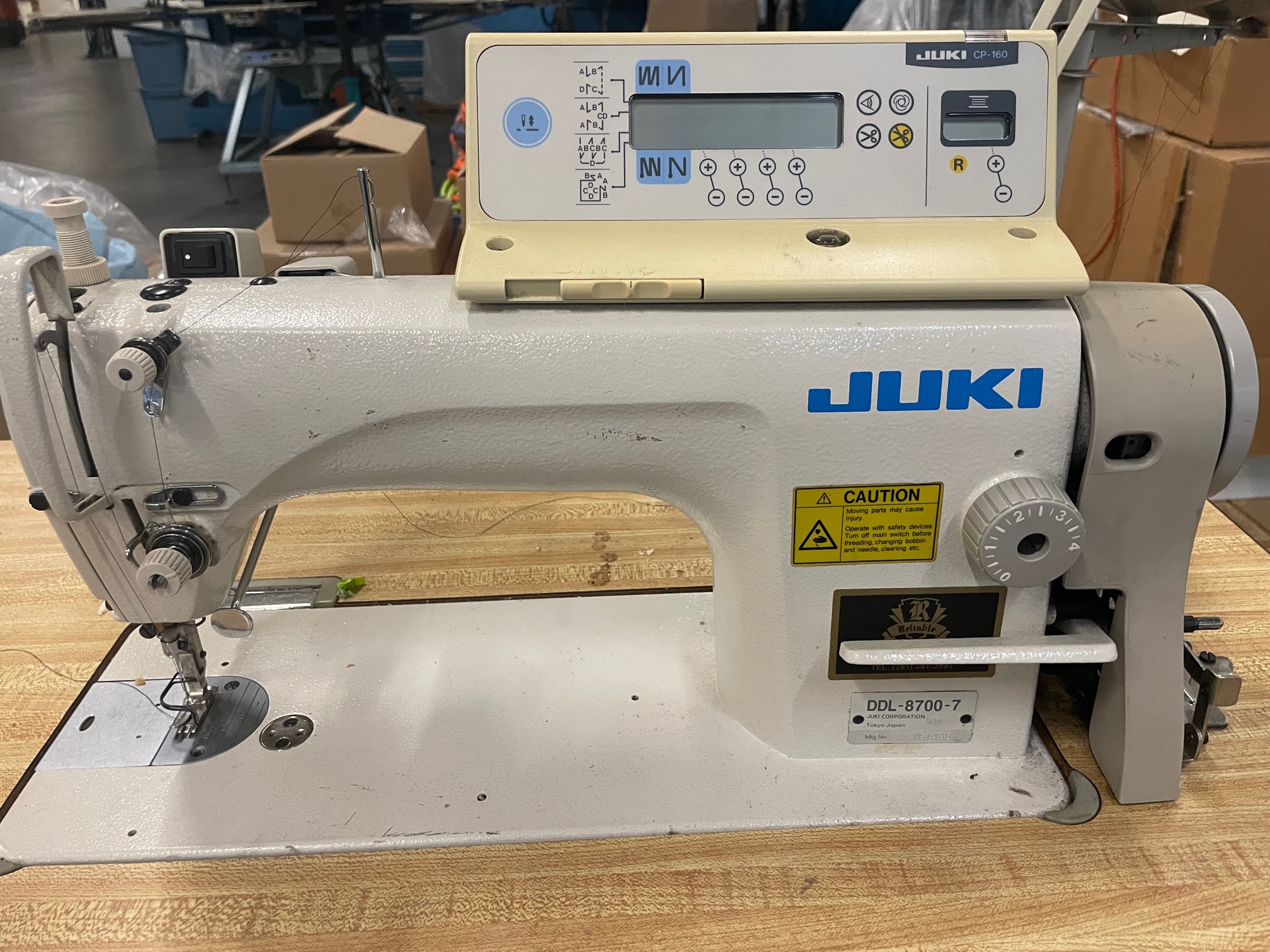 (3) Juki Sewing Machines For Sale