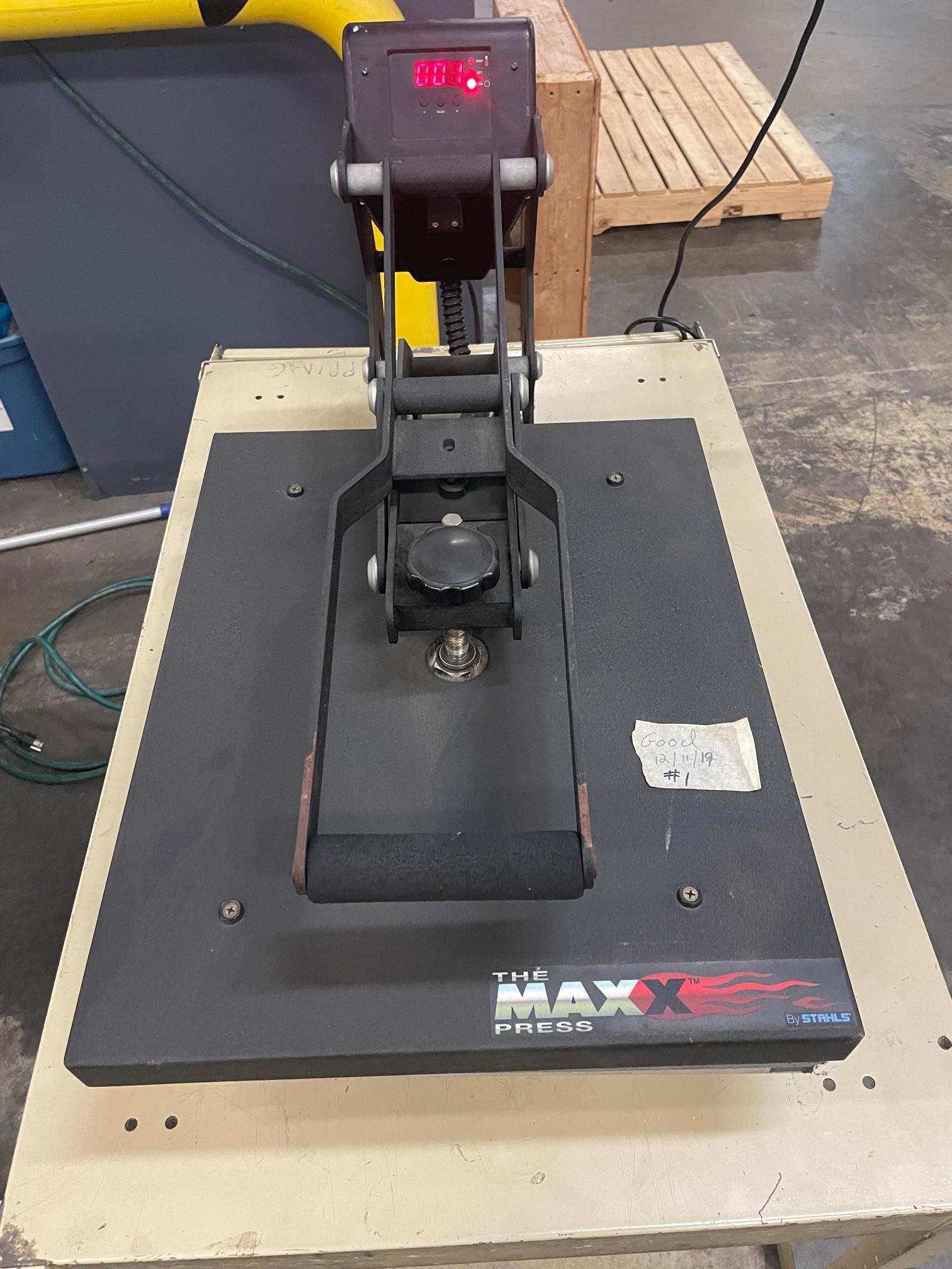 (2) Maxx 16x20 Heat Presses