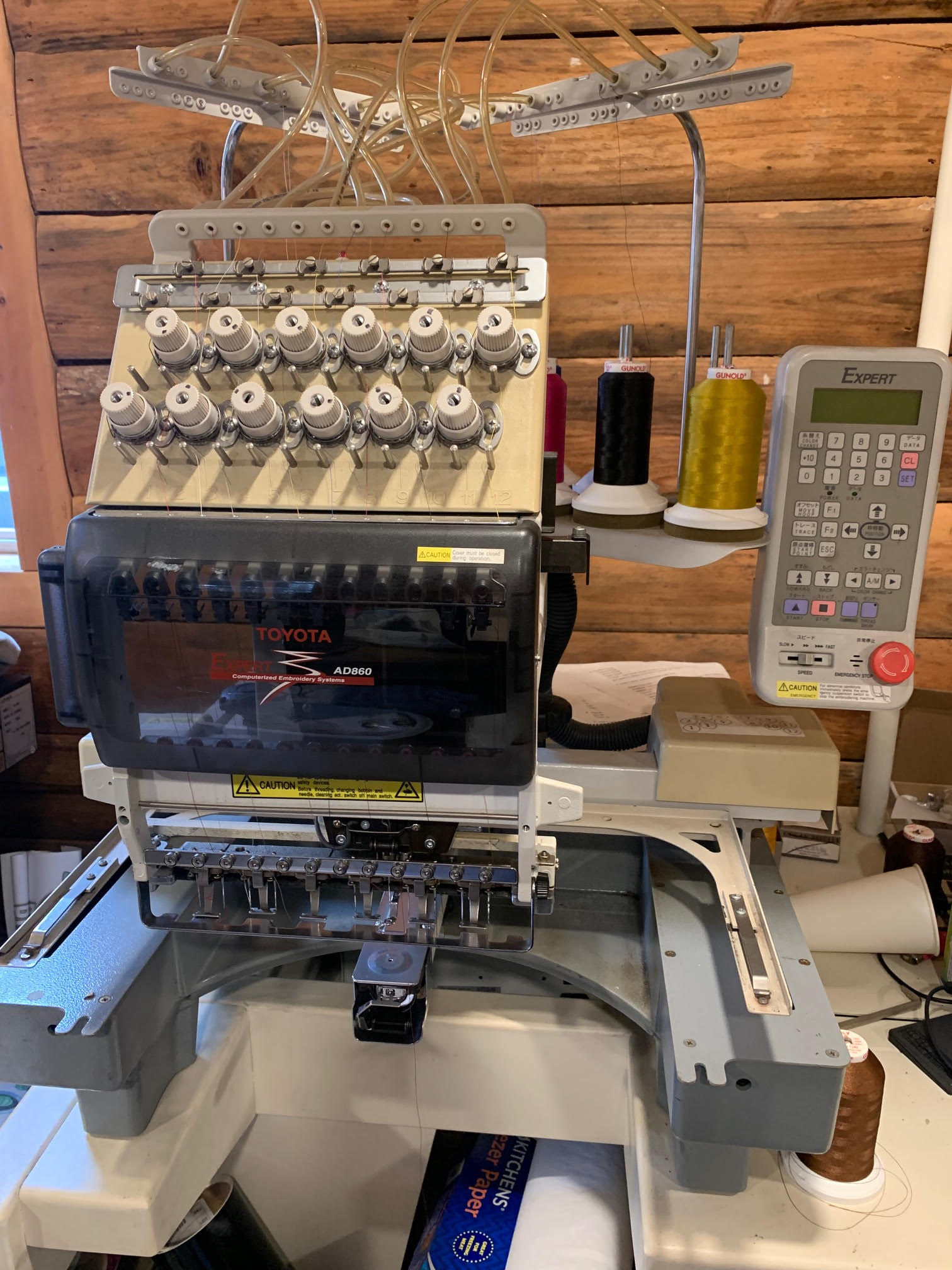 Toyota AD360 embroidery