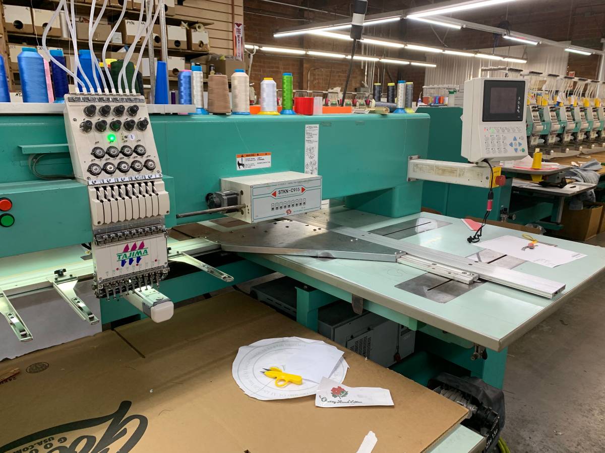 2014 TAJIMA STKNC915 Embroidery Machine