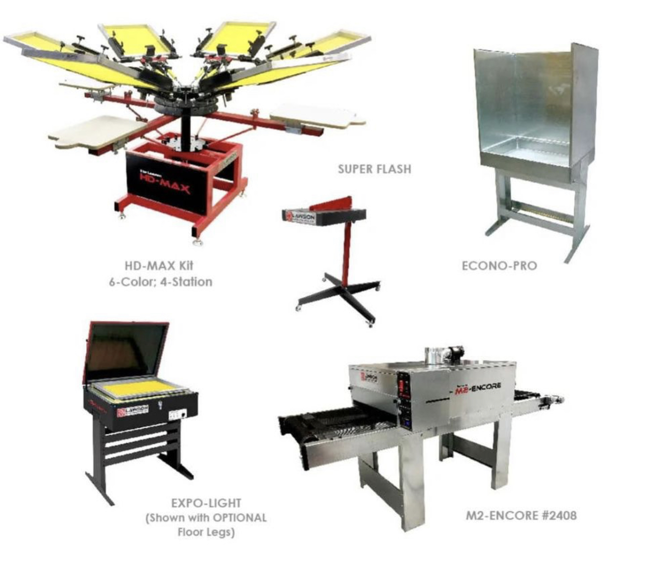 Lawson Screen Printing Package