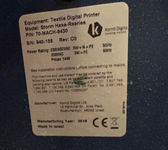 kornit storm hd6 cost