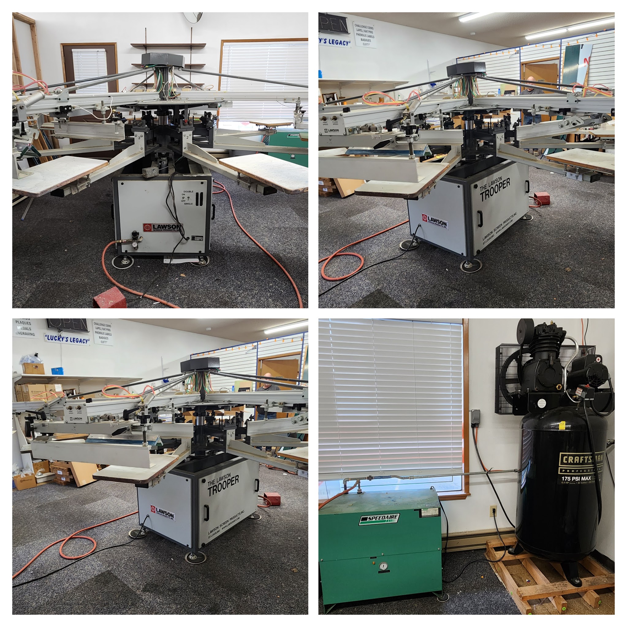 Retiring Screen Printing Equipment For Sale
