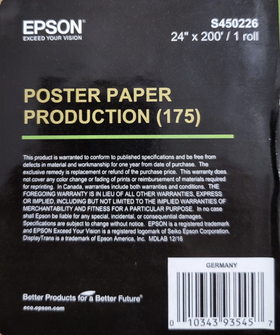 Epson Poster Paper