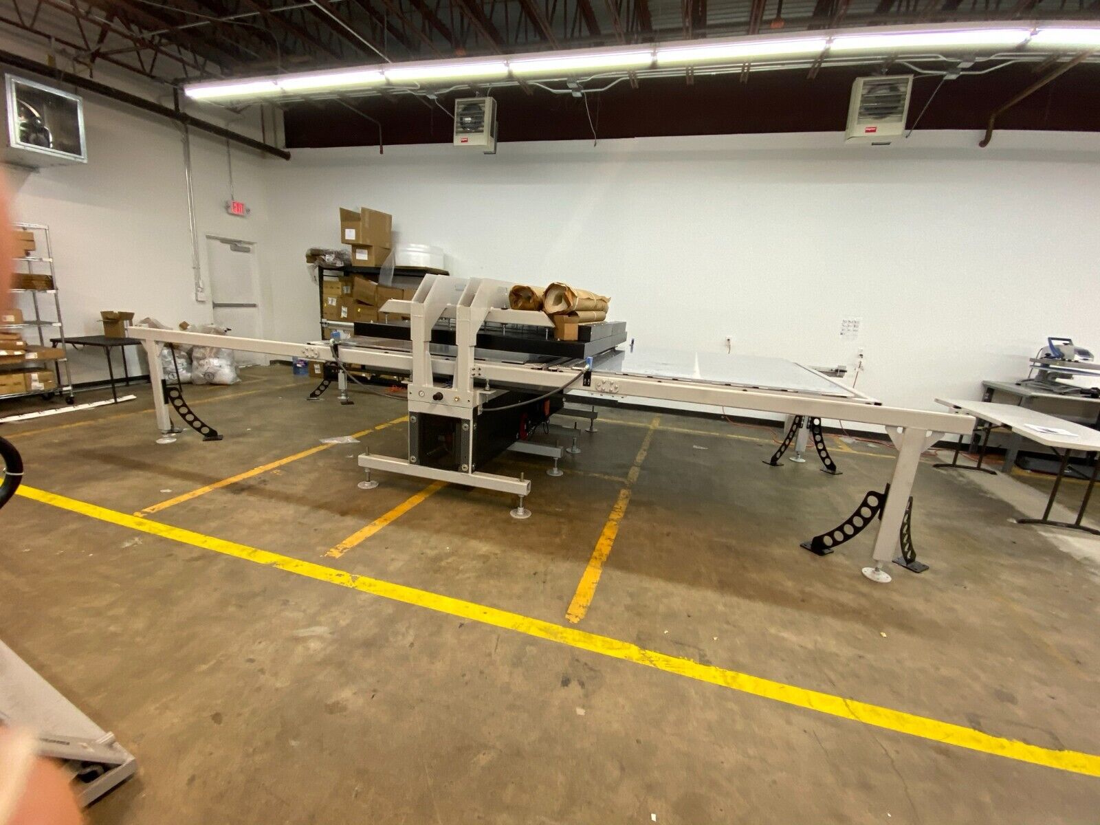 Geo Knight Heat Press 66”x84” Dual Station Auto Indexing