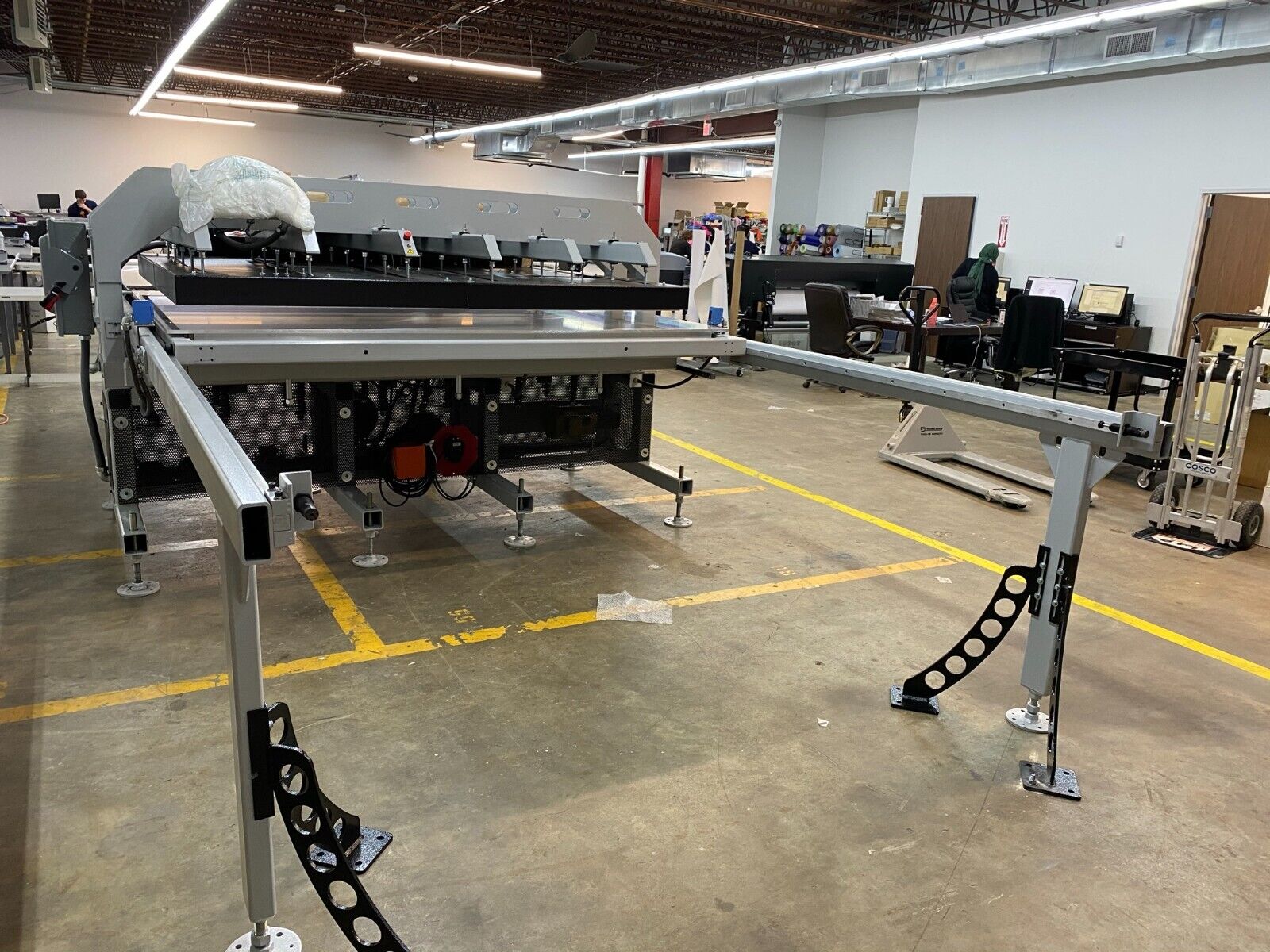 Geo Knight Heat Press 66”x84” Dual Station Auto Indexing