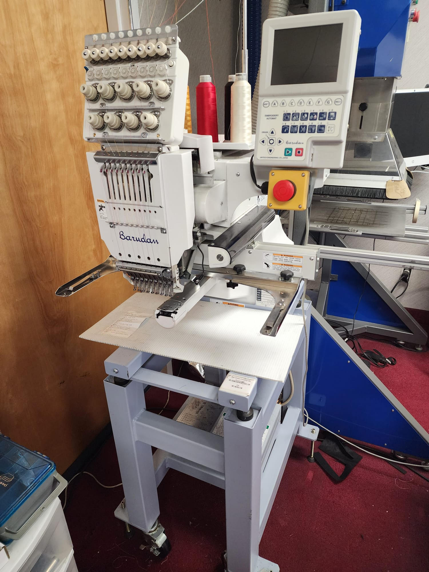 Barudan 9 neddle Single Head 2017