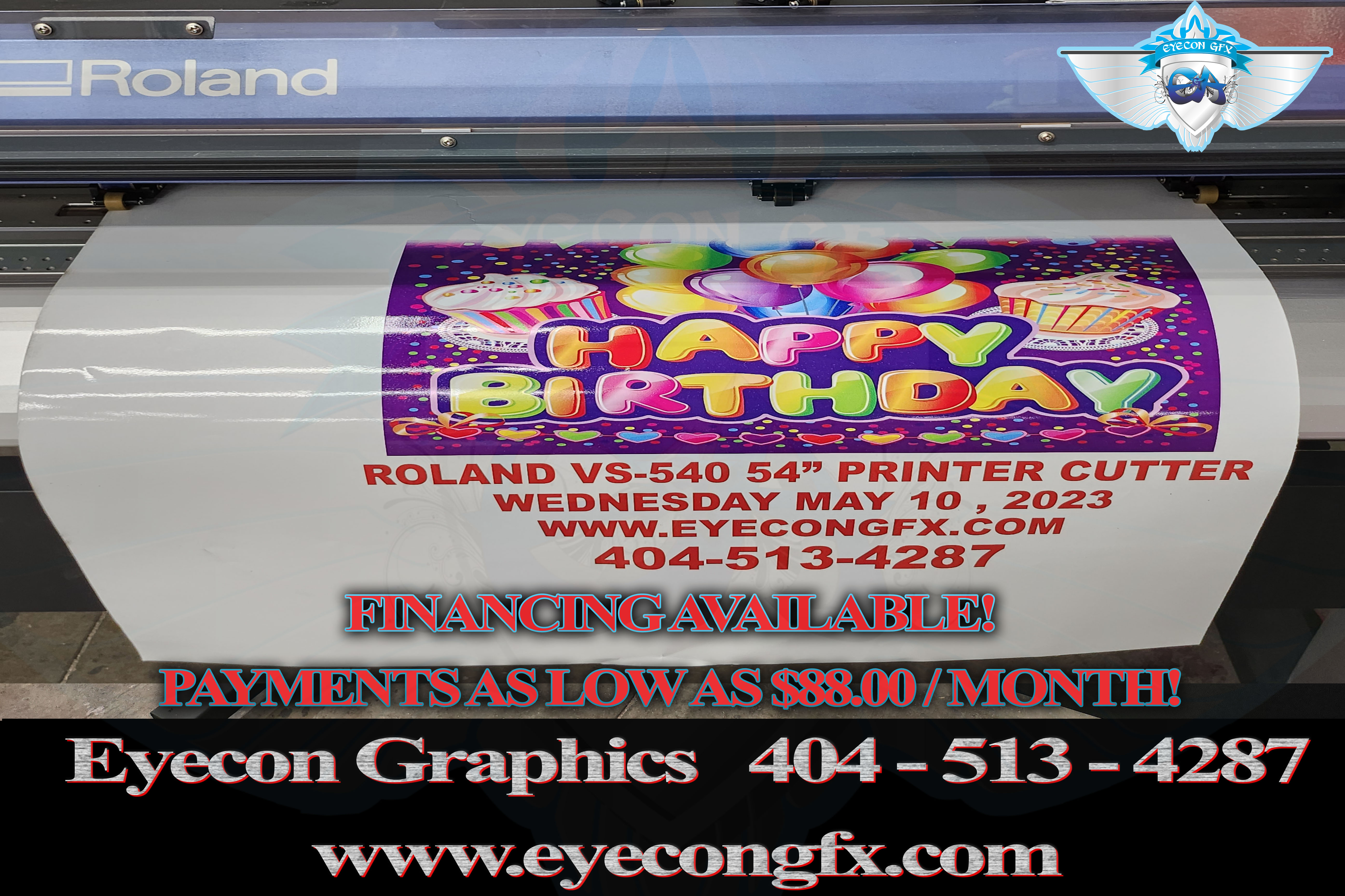 ROLAND VS540 54" PRINTER CUTTER