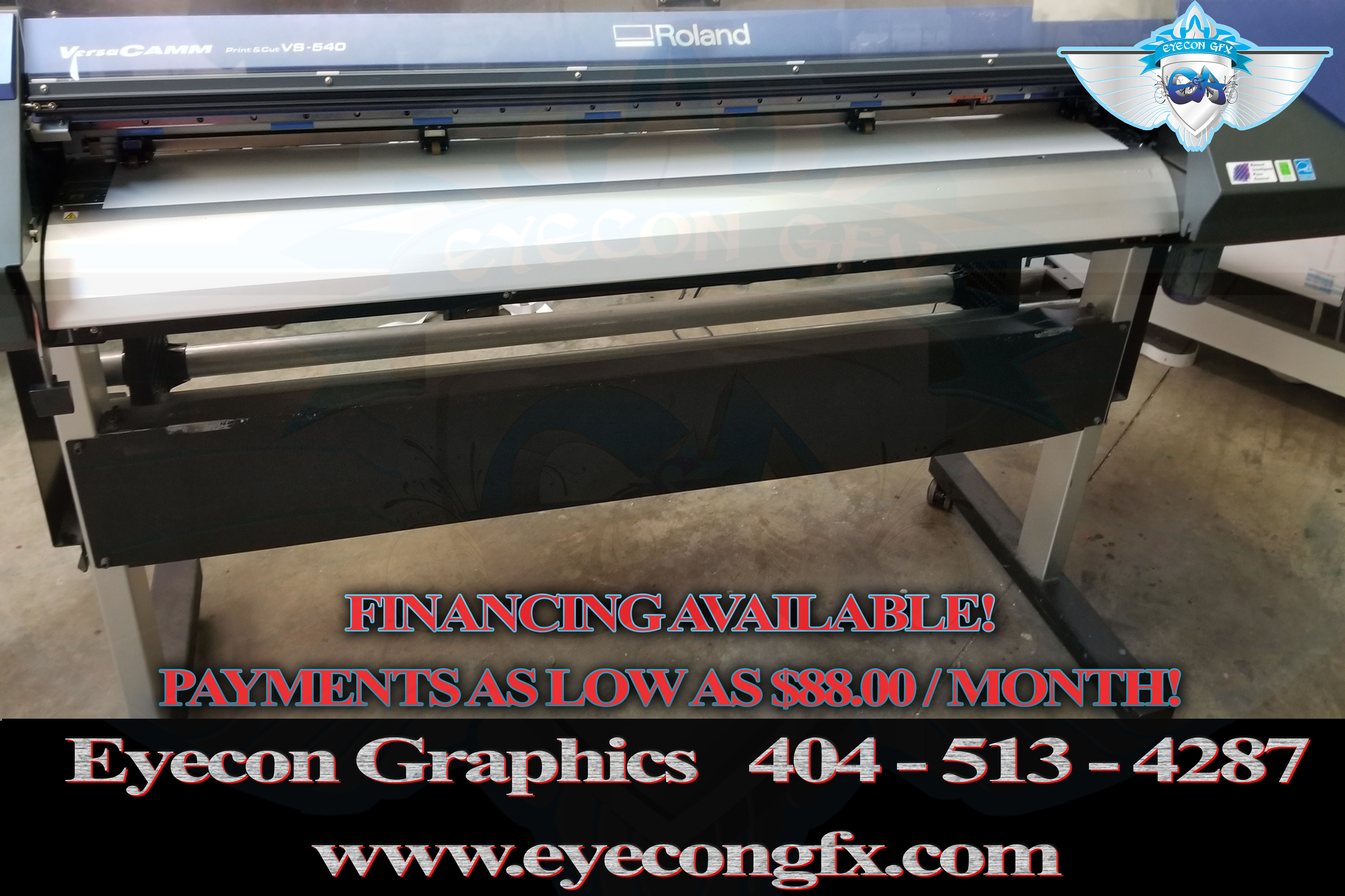 ROLAND VS540 54" PRINTER CUTTER