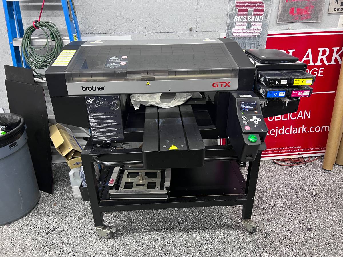 Used Brother GTX422 DTG Printer For Sale, 5,000