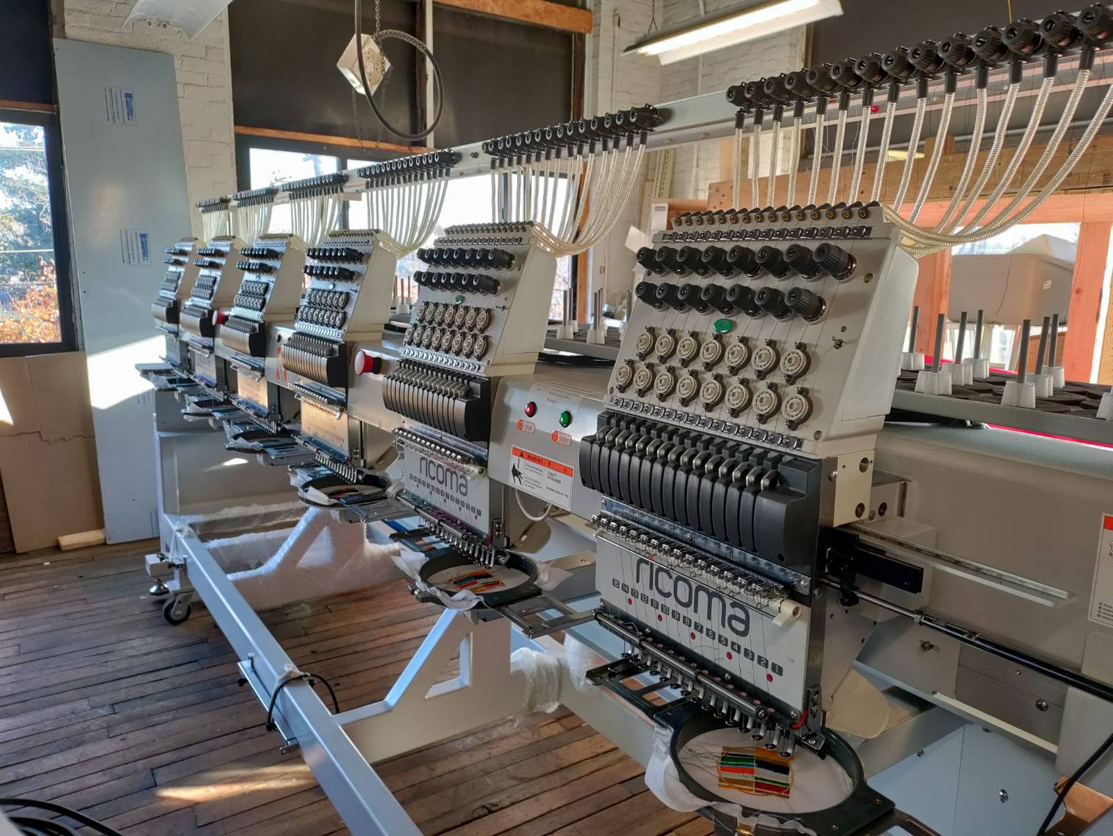 RICOMA 2020 / 6 Head Embroidery Machine
