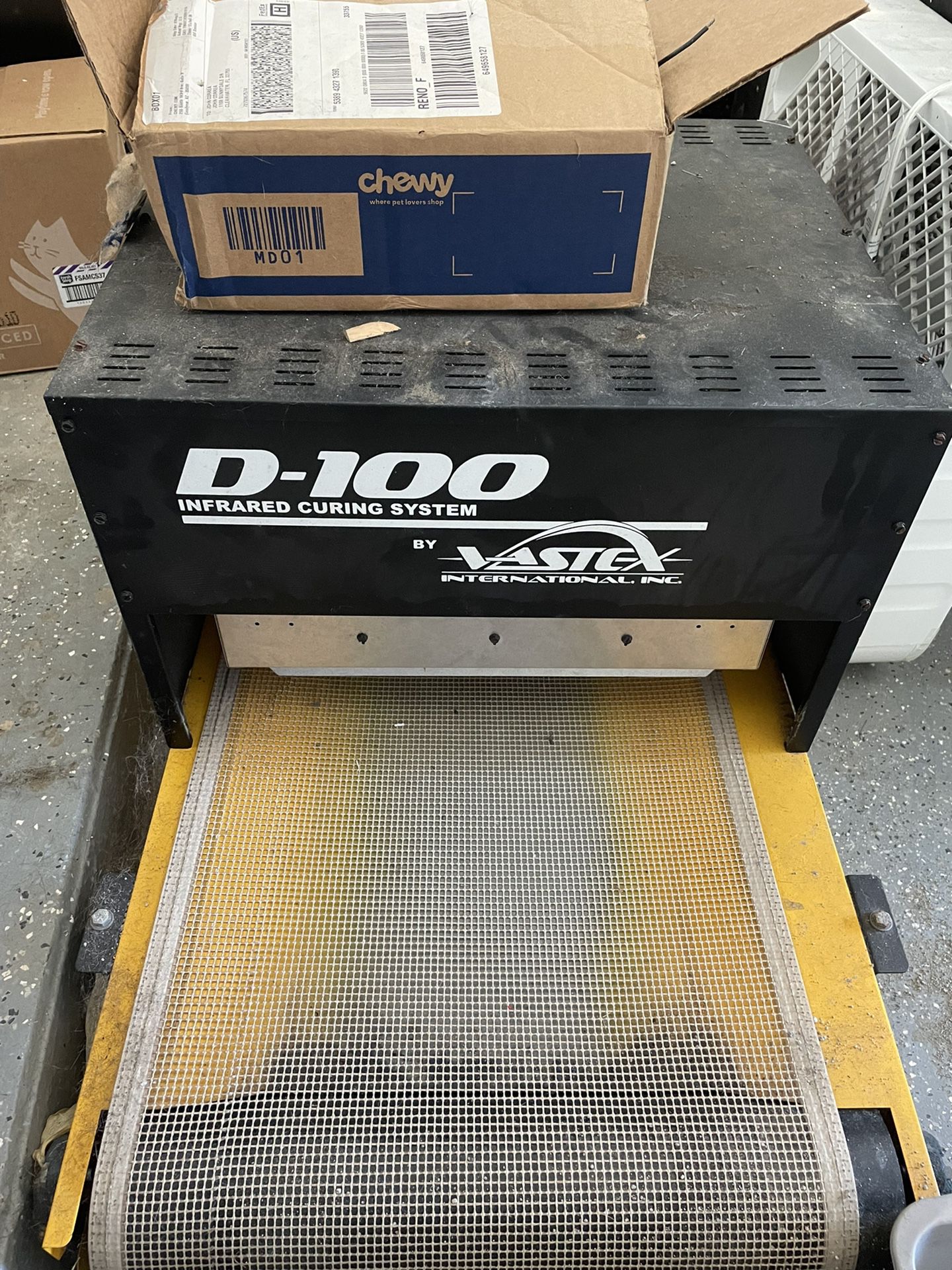 mini conveyor dryer/oven vastex d1000