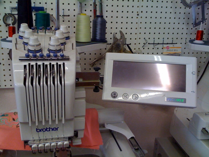 Brother 6needle Embroidery Machines PR 600/PR 600II