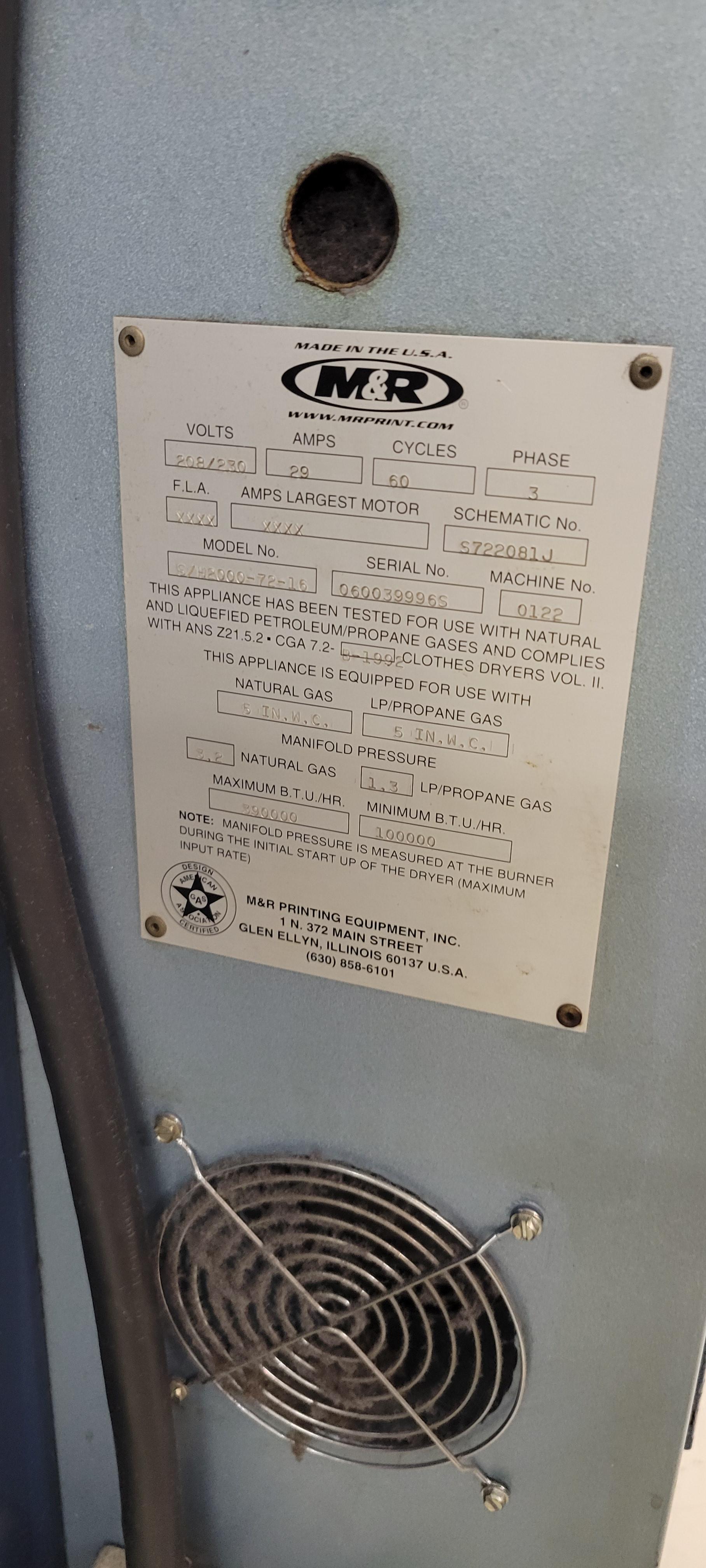 M&R 2000 SPRINT GAS DRYER SPLIT BELT