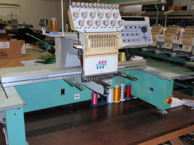 Used Embroidery Machines For Sale >> Tajima TMEX-C1201 Embroidery Machine FOR SALE Used Embroidery Machines For Sale >> Tajima TMEX-C1201 Embroidery Machine FOR SALE