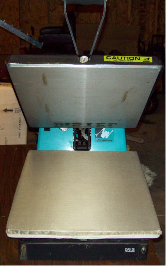 used shirt press