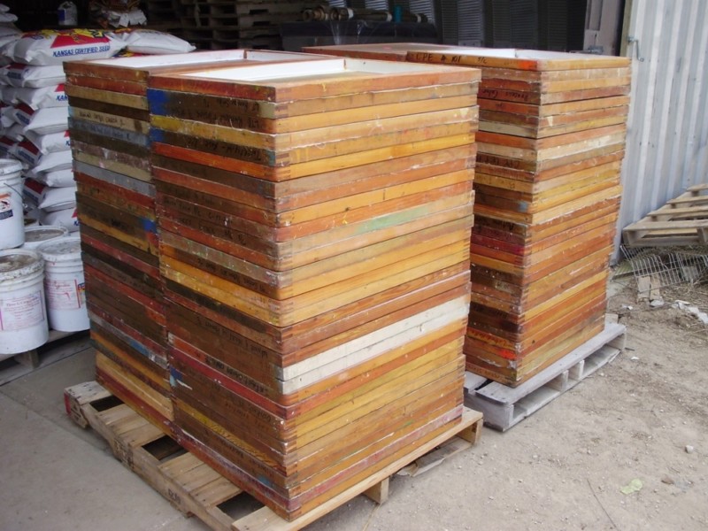 used silk screen frames for sale