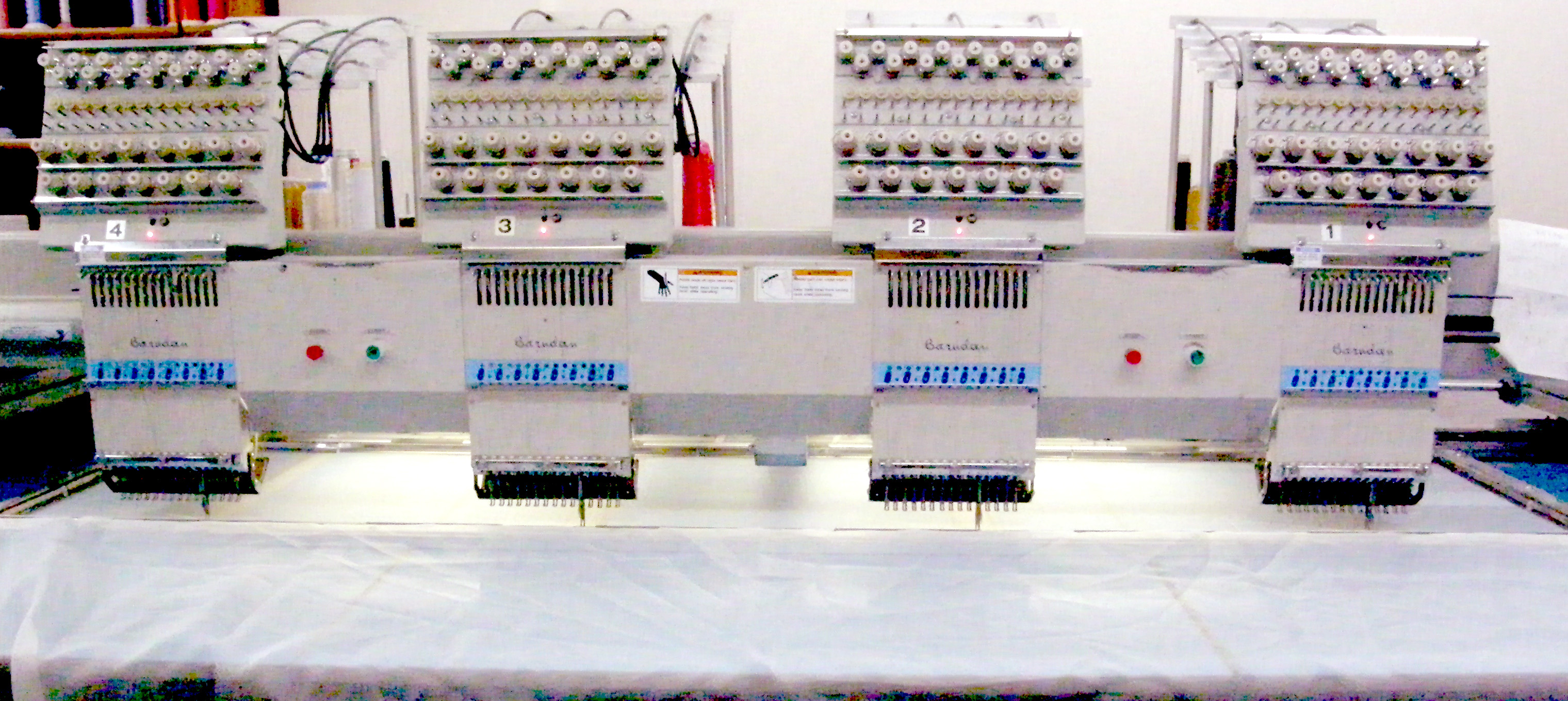 Barudan 4 head carolrdavisr machine for sale benyhezqco4u year 2001 Barudan 4 head carolrdavisr machine for sale benyhezqco4u year 2001