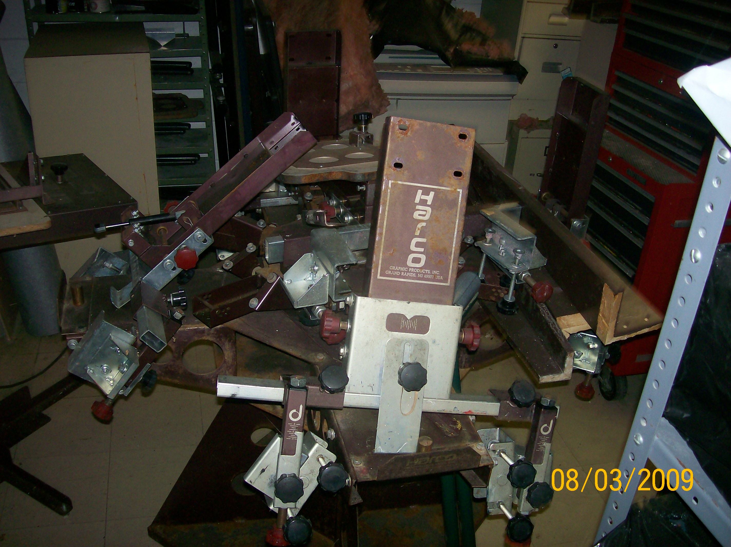 Silk Screening Equipment, complete set