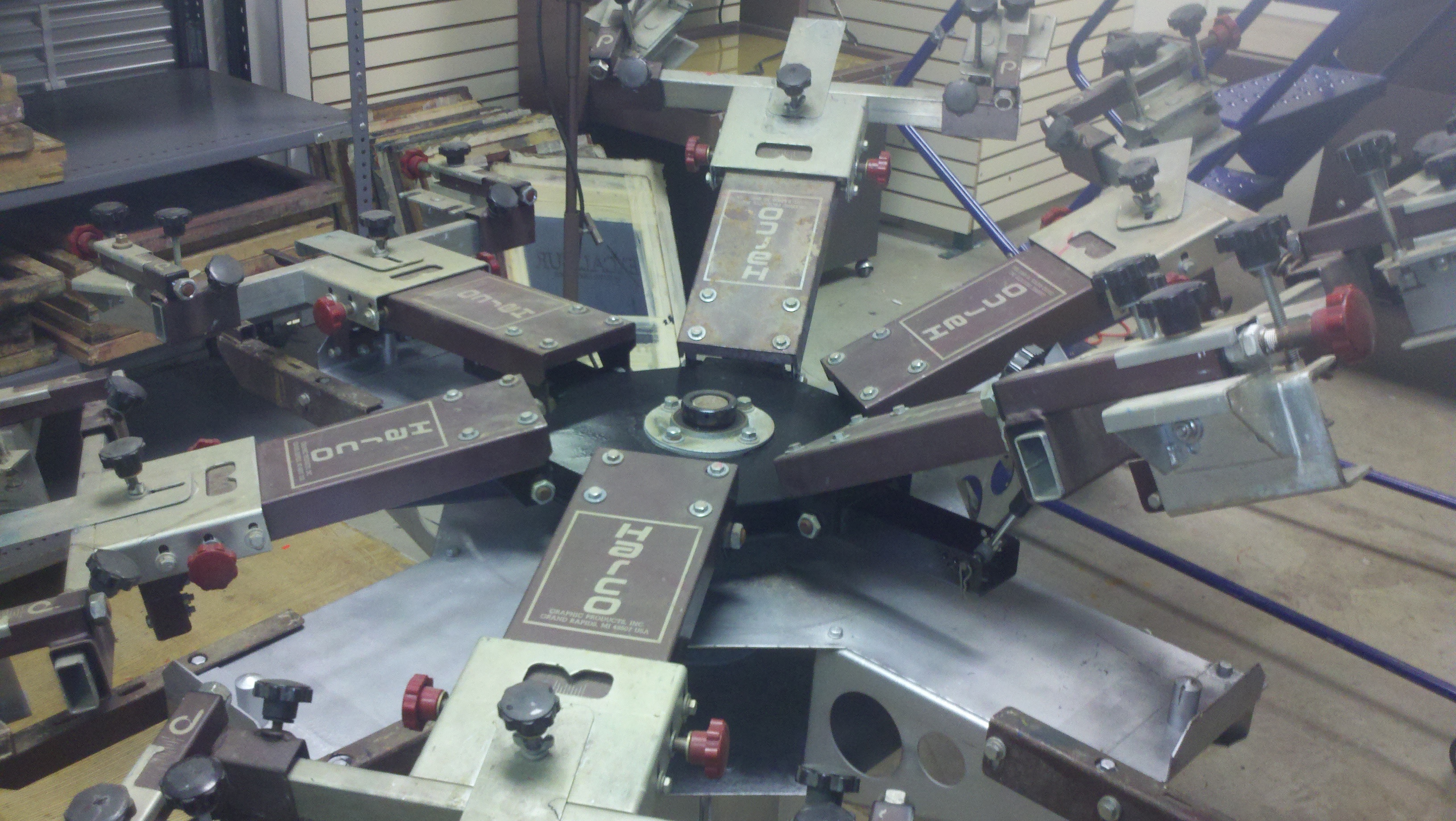 Silk Screening Equipment, complete set