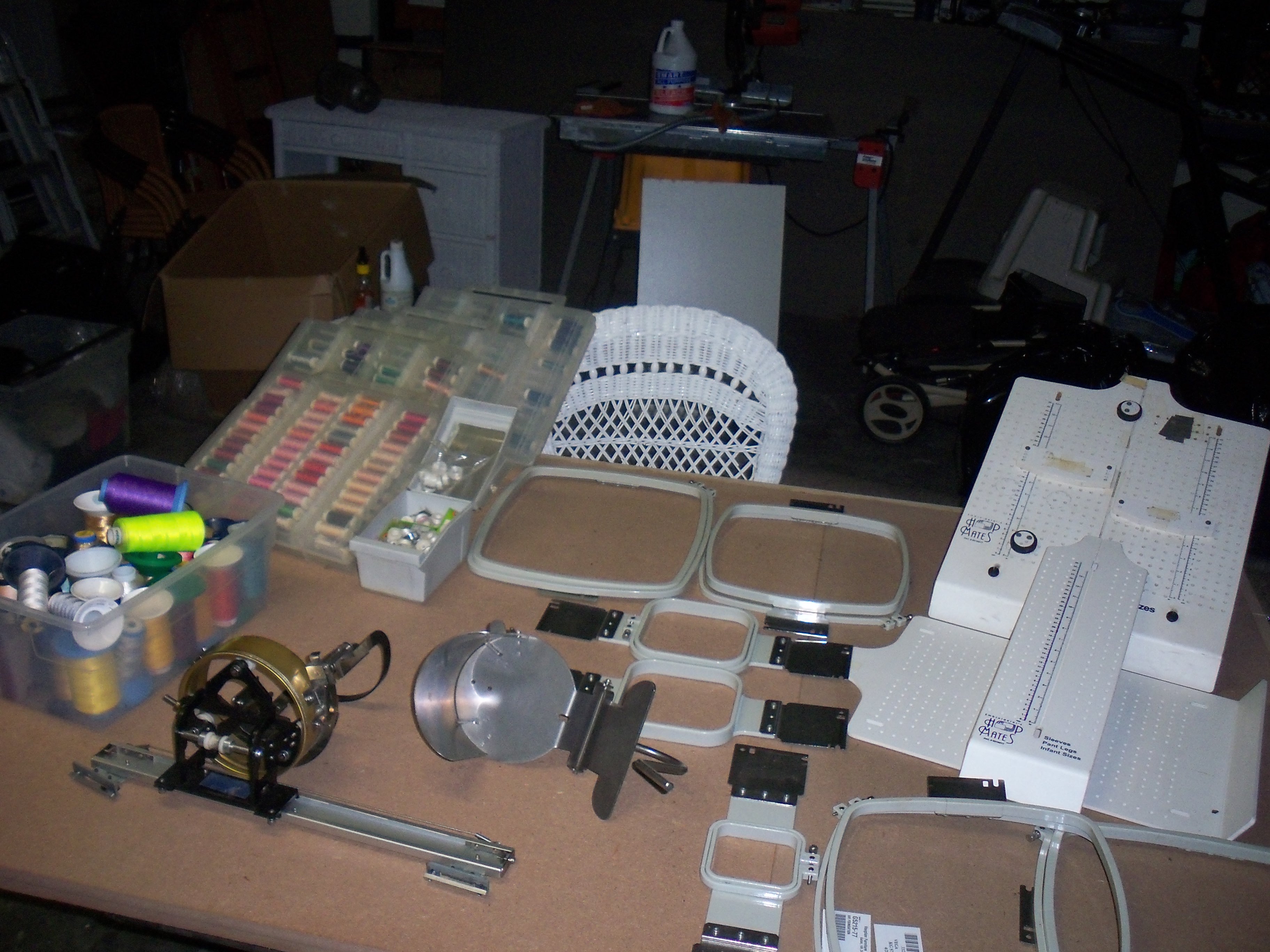 Professional embroidery machine