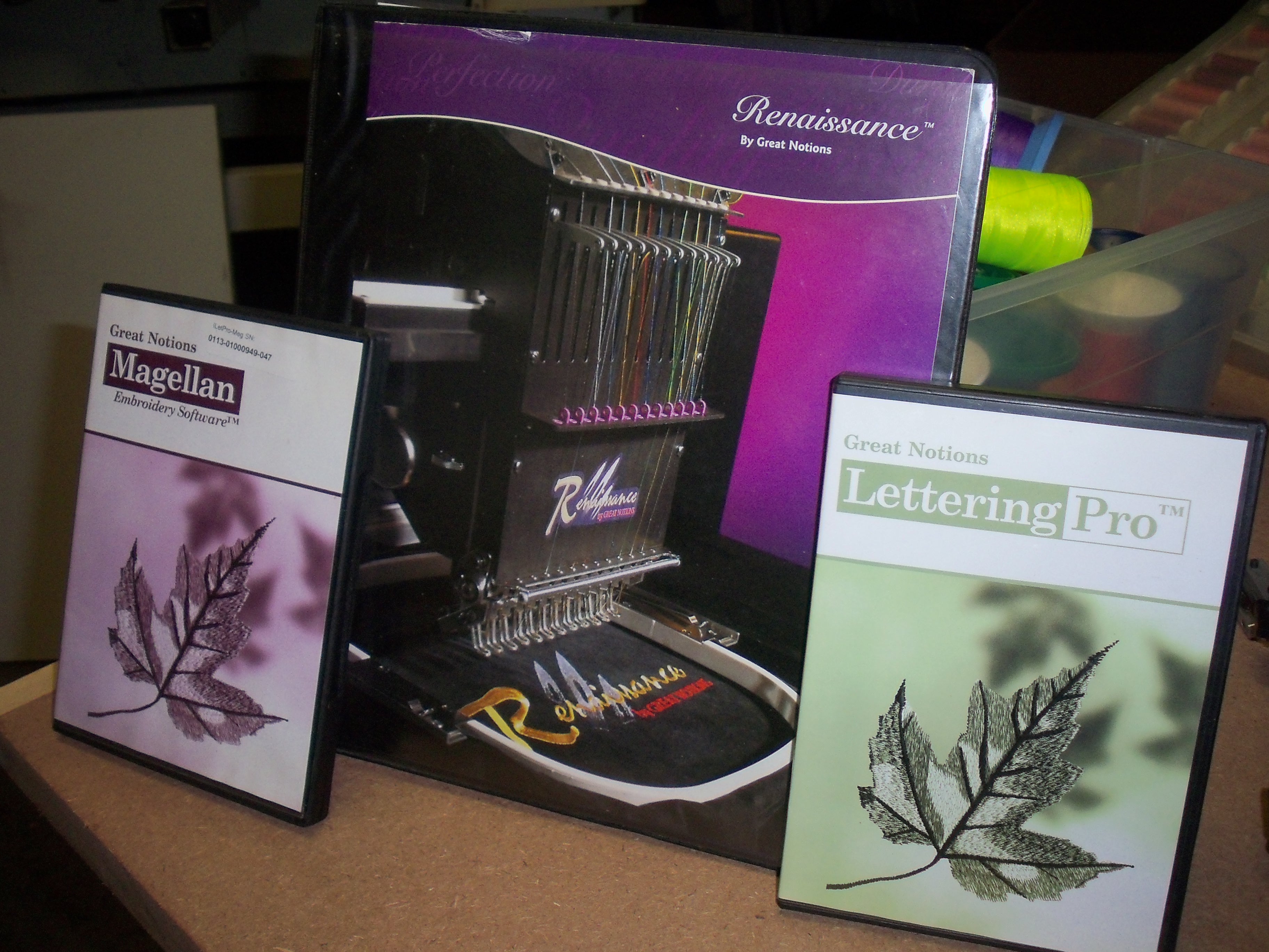 Professional embroidery machine