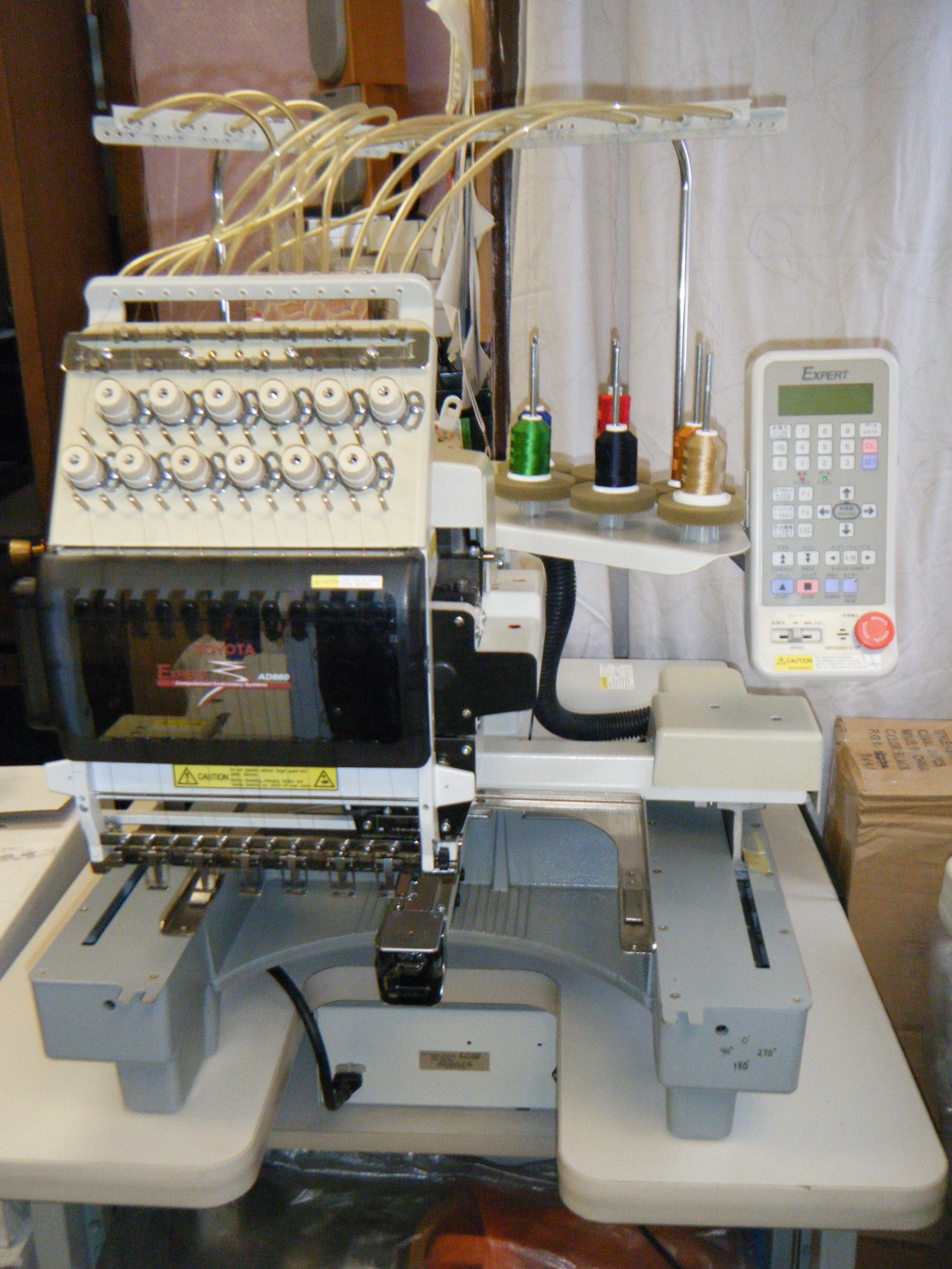toyota expert 860 embroidery machine #2 toyota expert 860 embroidery machine #2