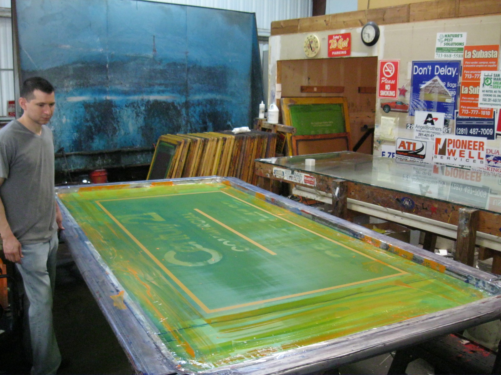used screen printer