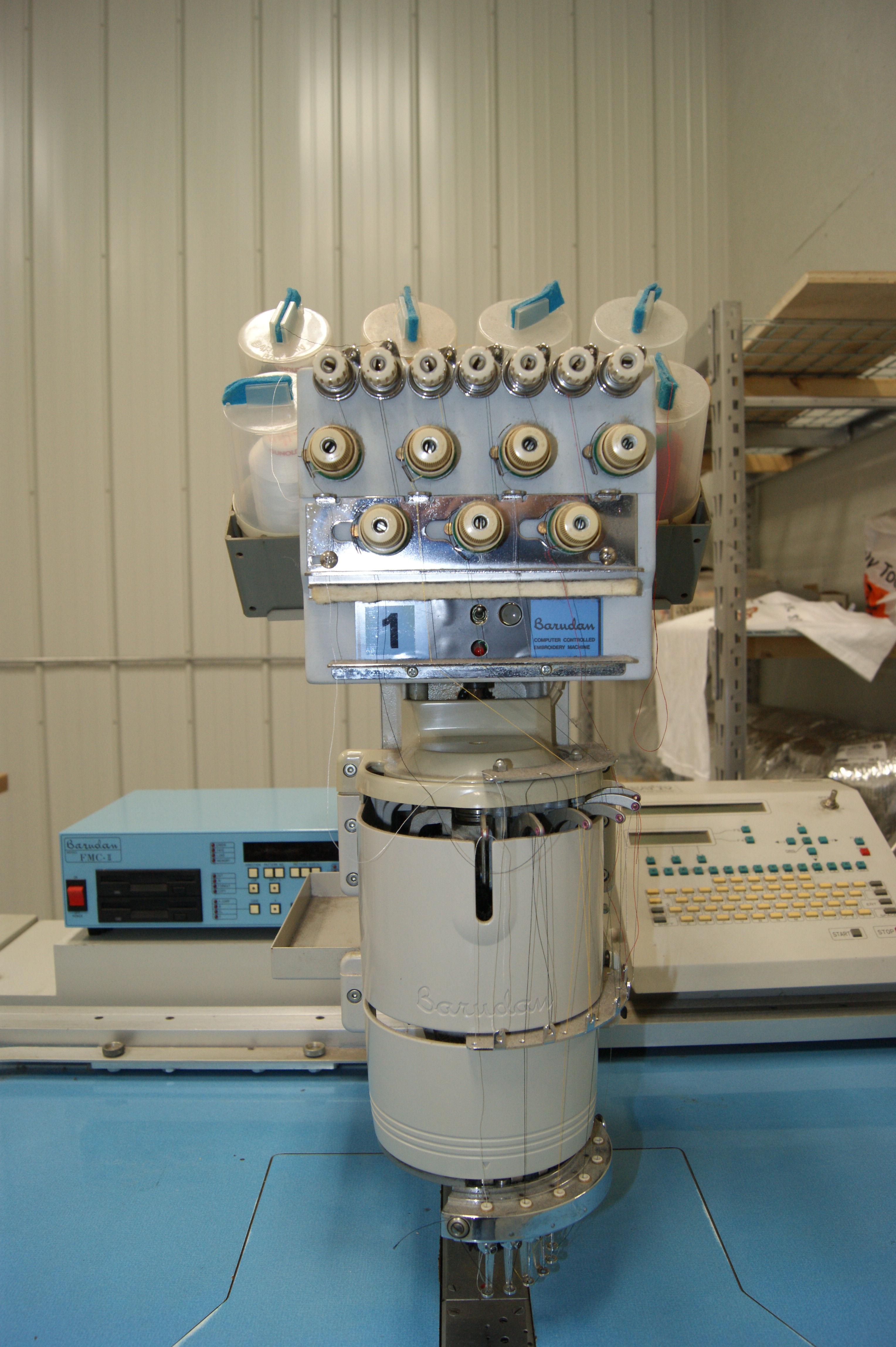 Barudan Beat IV 1 Head Embroidery Machine Barudan Beat IV 1 Head Embroidery Machine