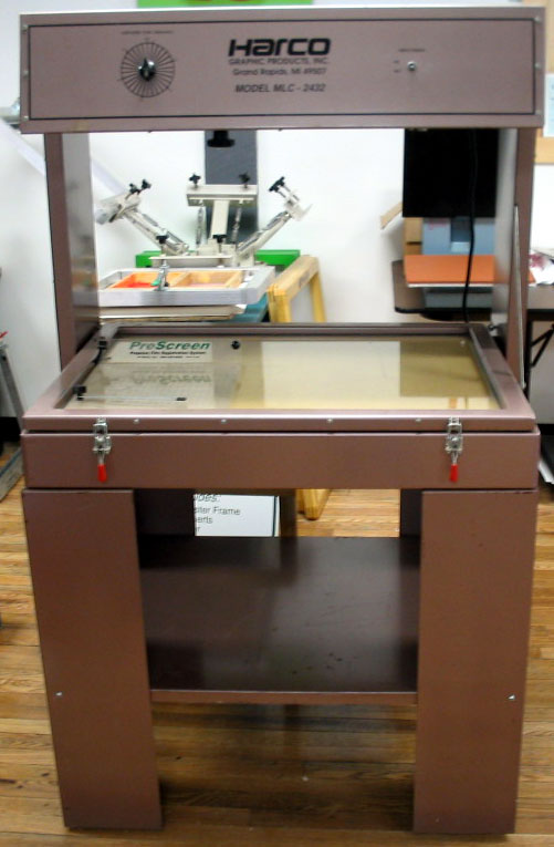 Screen printing shop setup