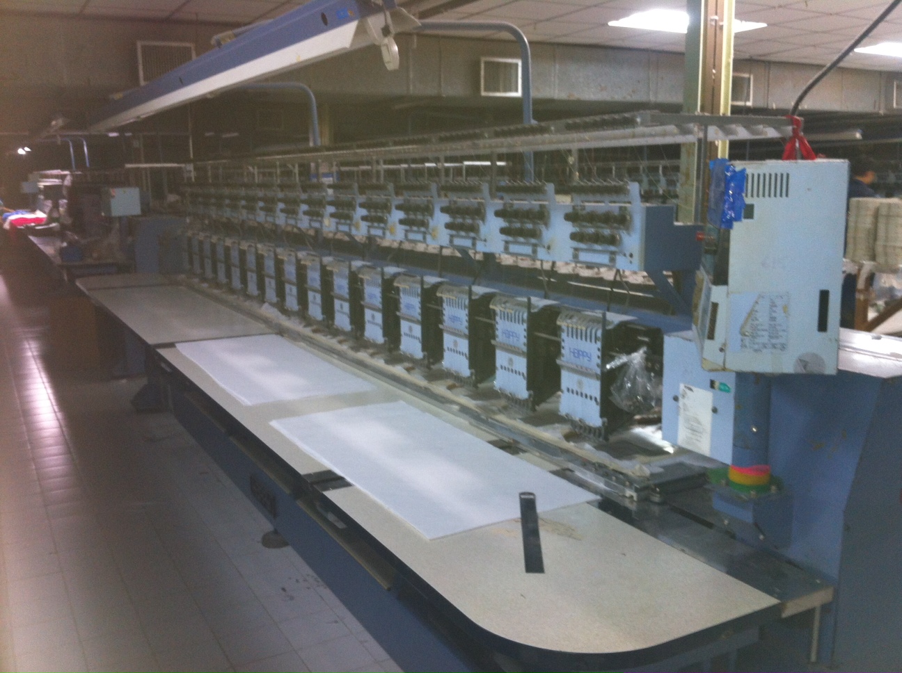 Sale used Happy HM4 Embroidery Machine 15 Heads 5000 USD