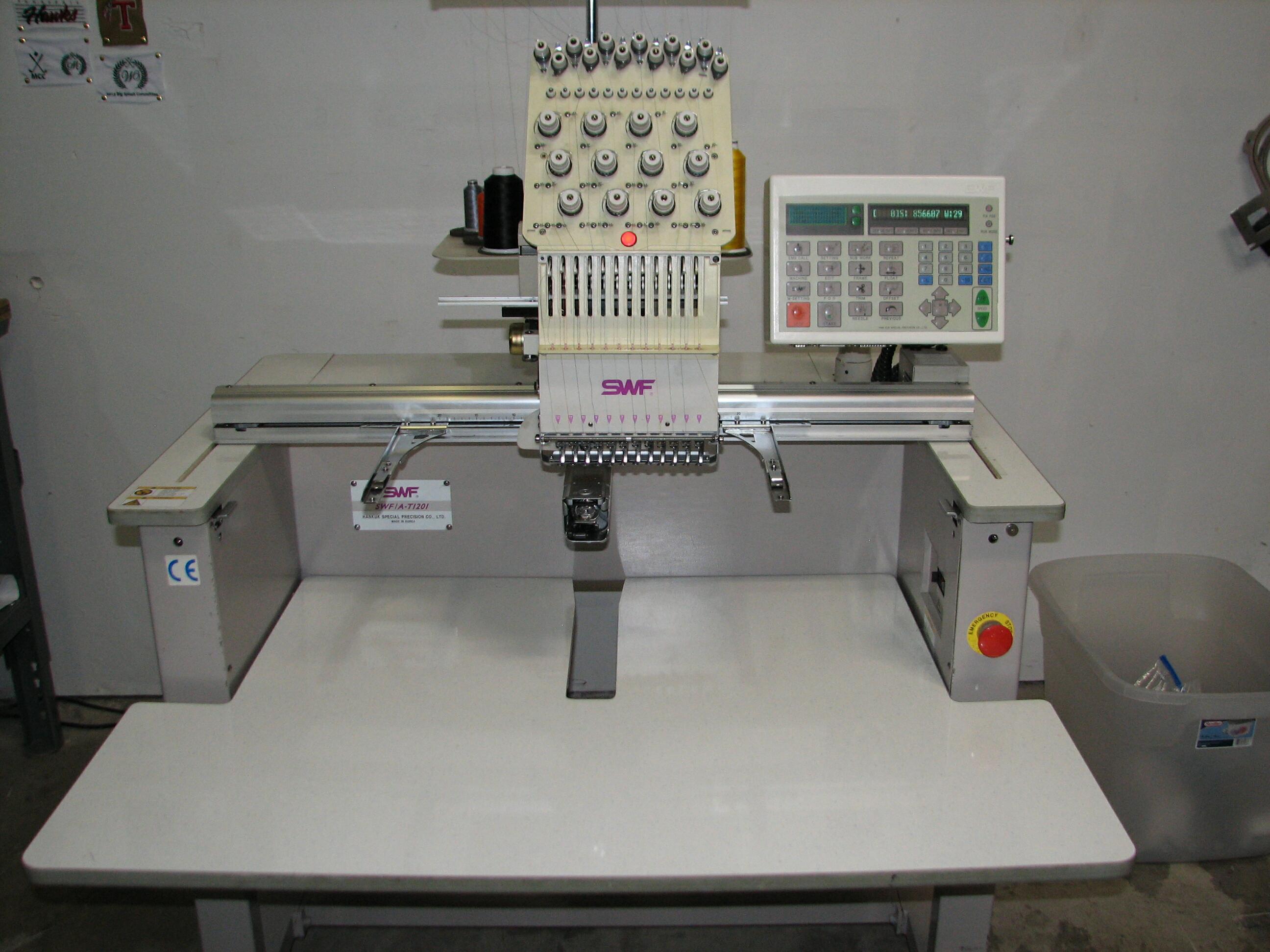 swf embroidery machine