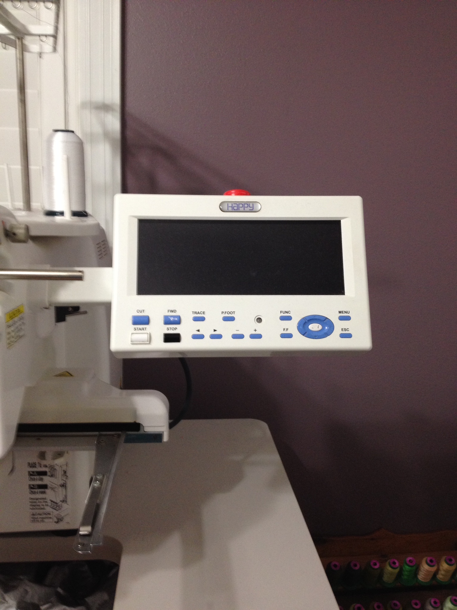 12 needle Happy Voyager Embroidery Machine