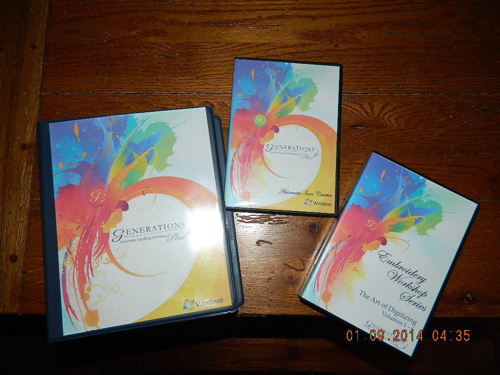 Generations plus embroidery software