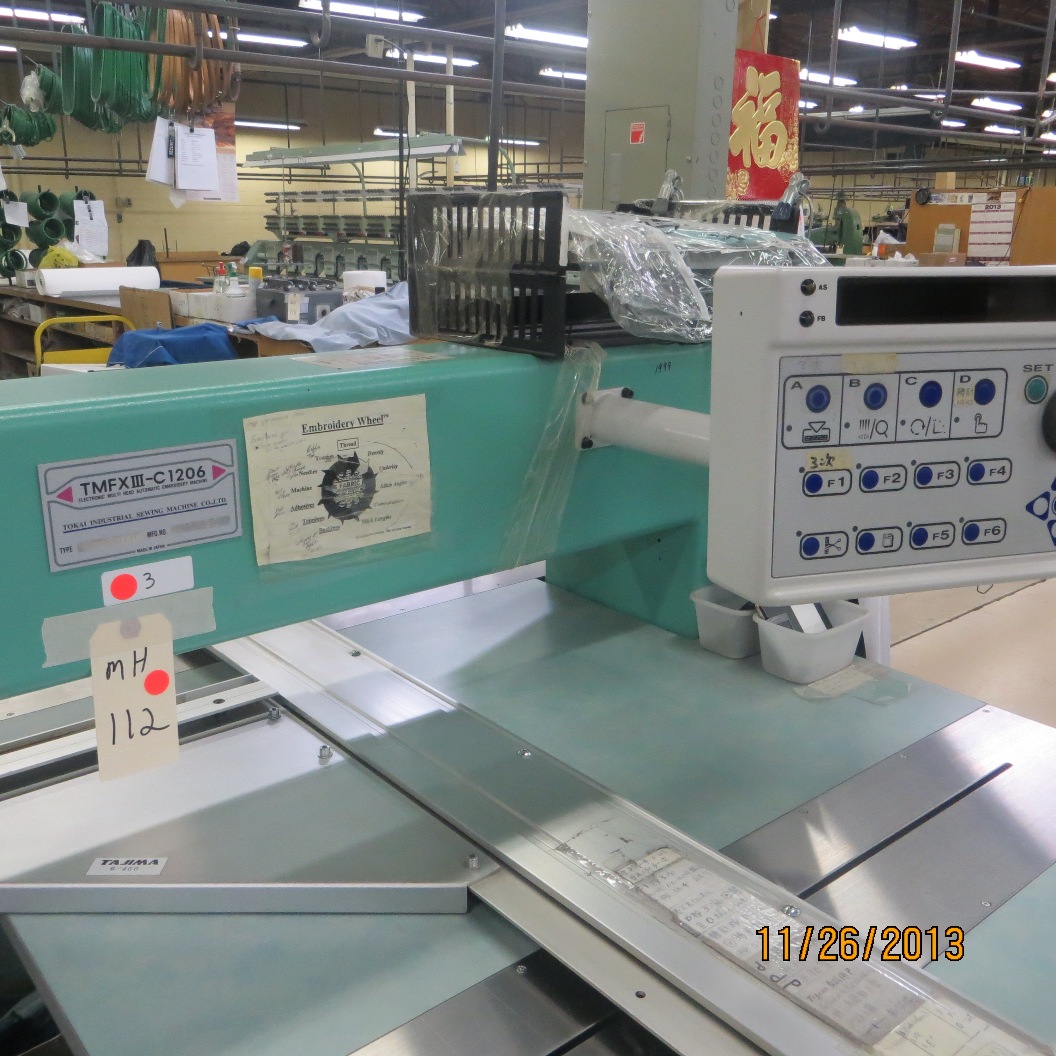 Liquidation Sale! Tajima Embroidery Machines