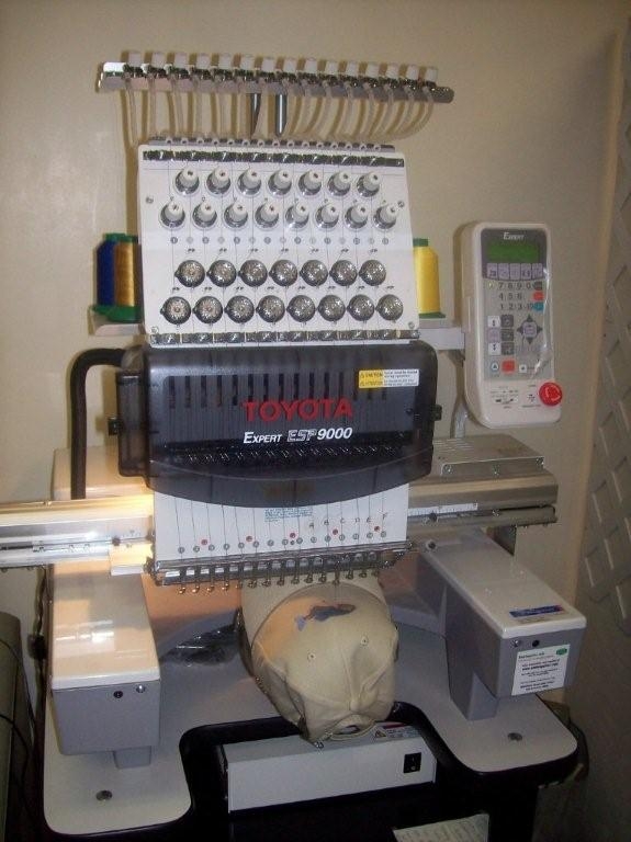 toyota 15 needle embroidery machine #2