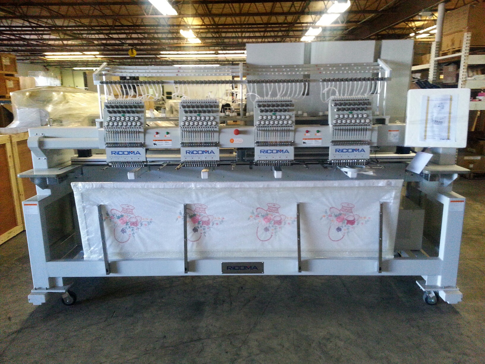 15 Needle 4 Head Embroidery Machine