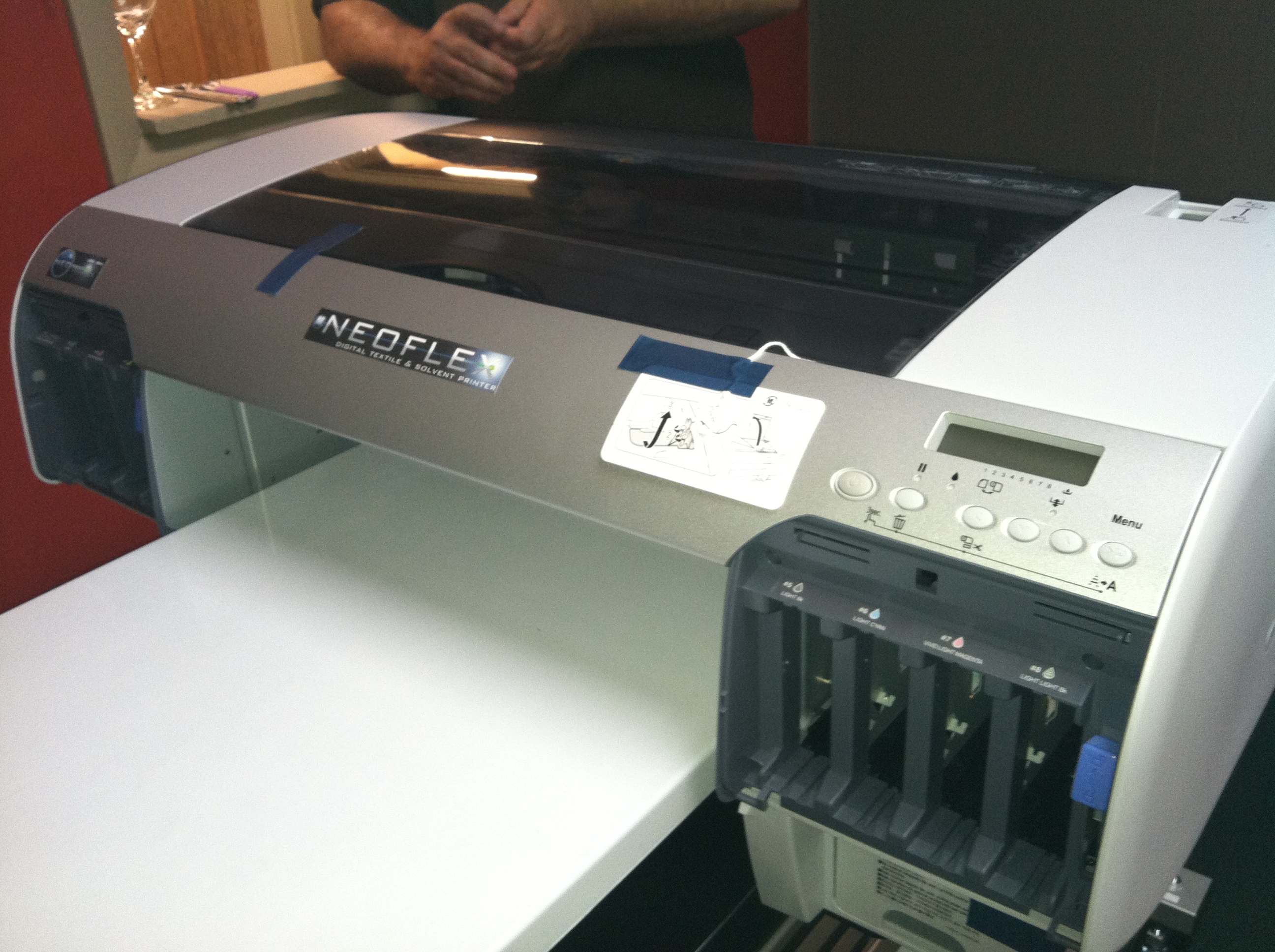 neoflex digital textile and solvent printer