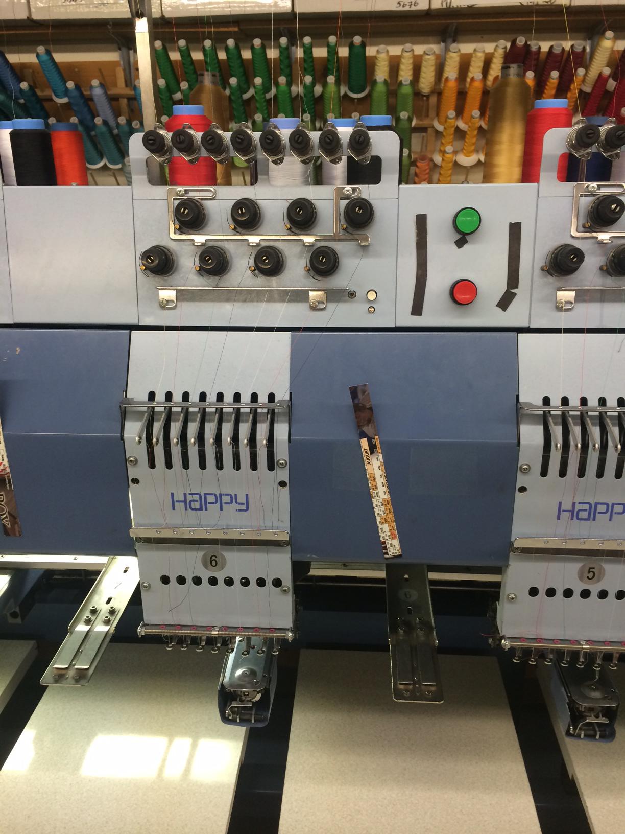 Happy 12 Head 8 Needle Embroidery Machine