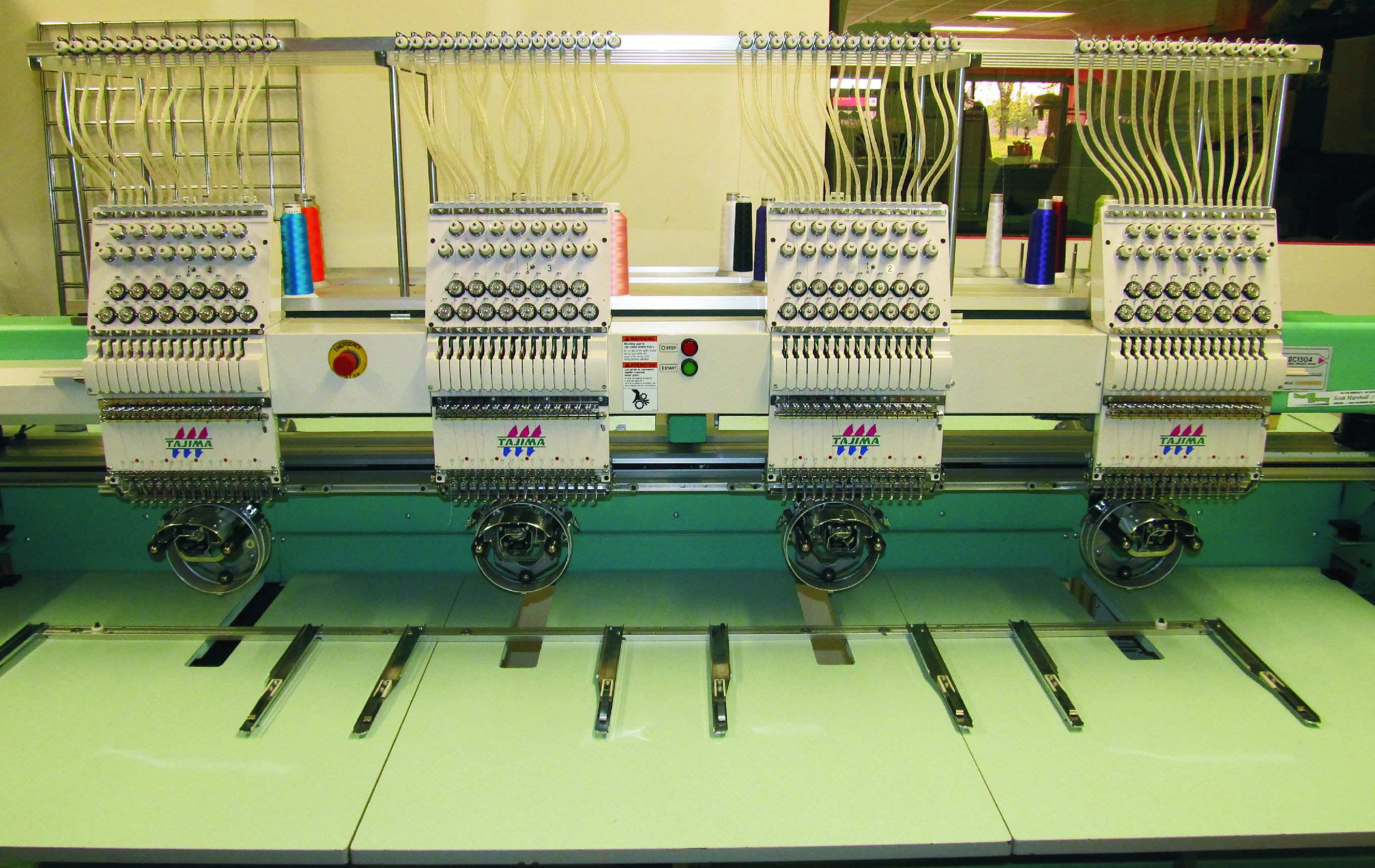 Tajima 4 Head Embroidery Machine