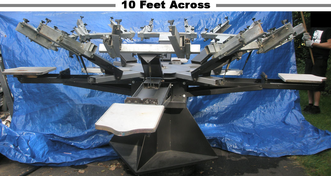 Harco 8 Color 4 Station Manual Press