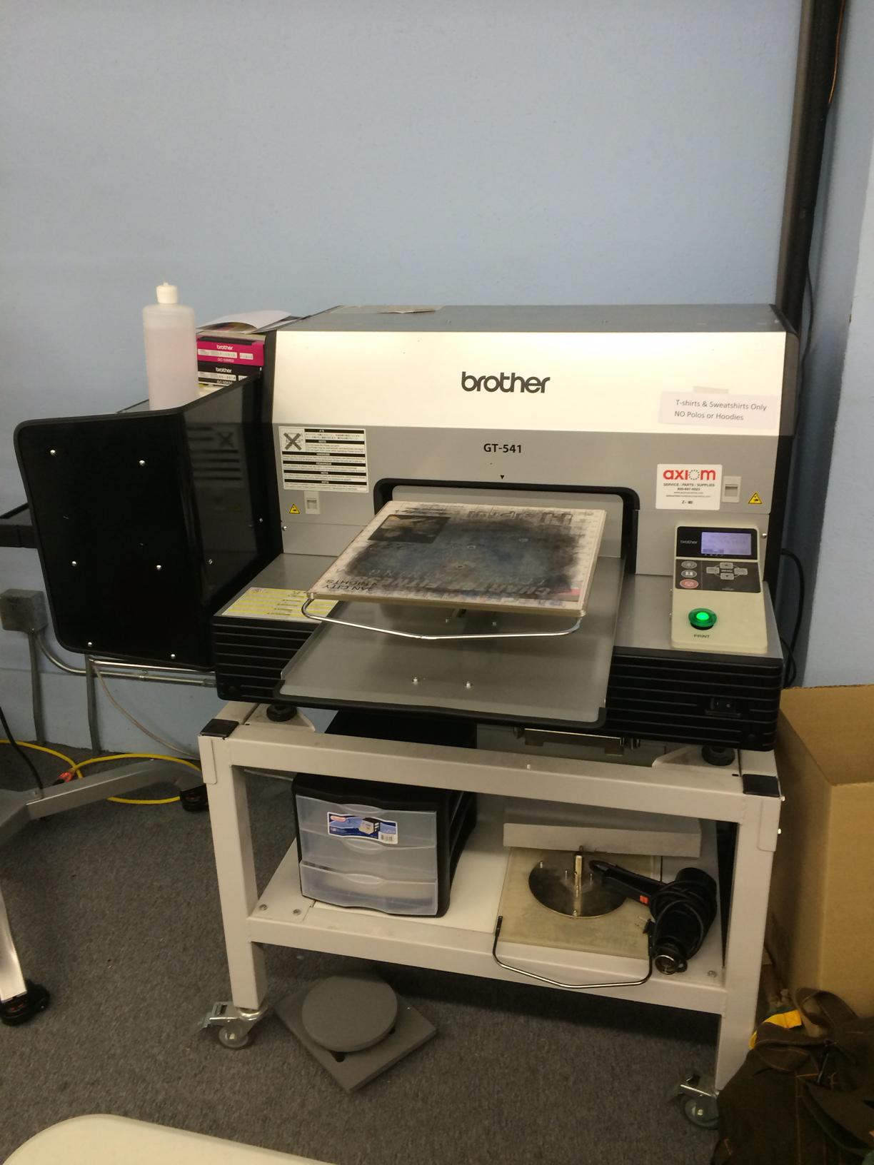brother gt 541 platen