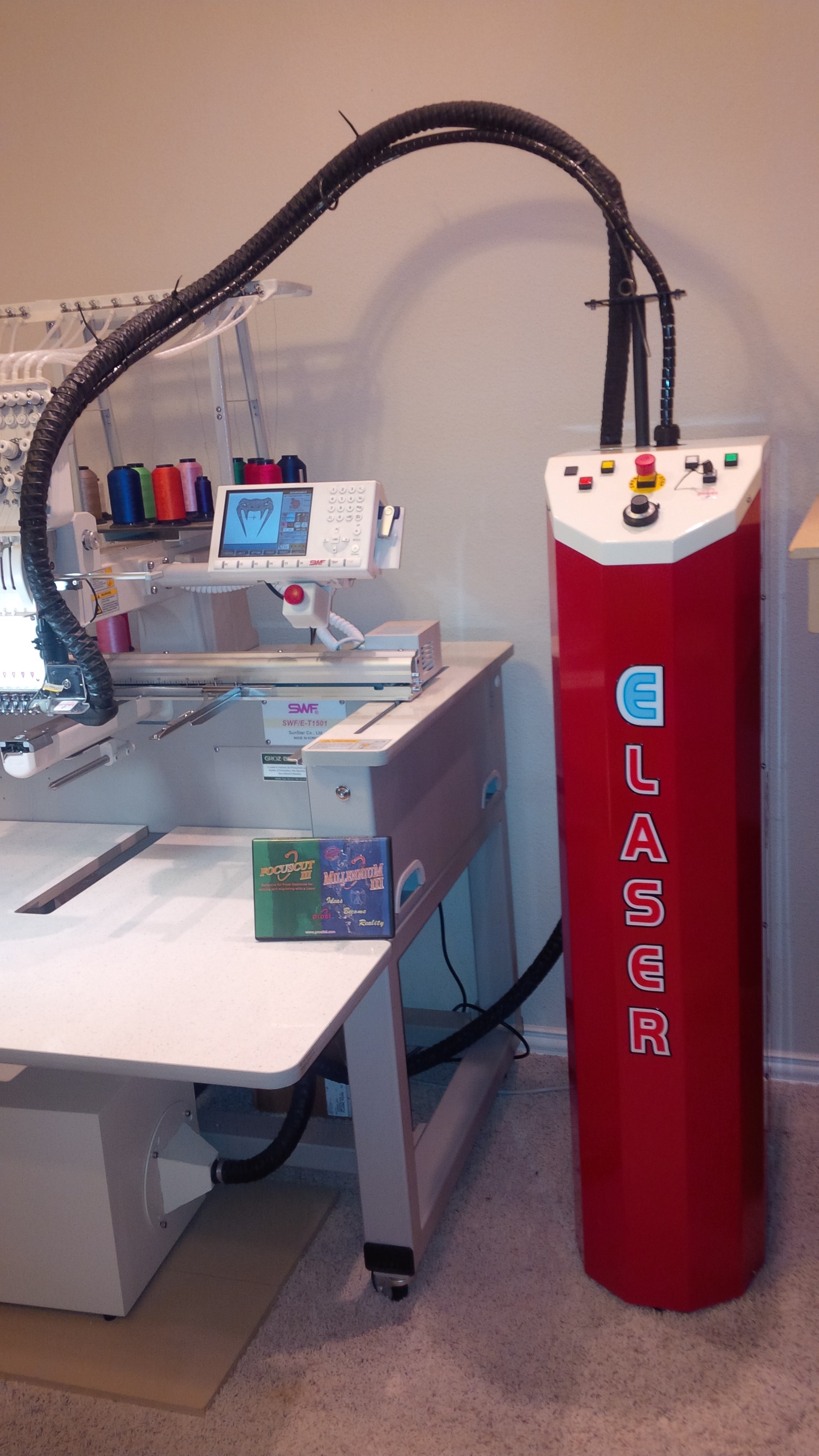 Brand NEW Proel eLaser Embroidery Laser Cutting System