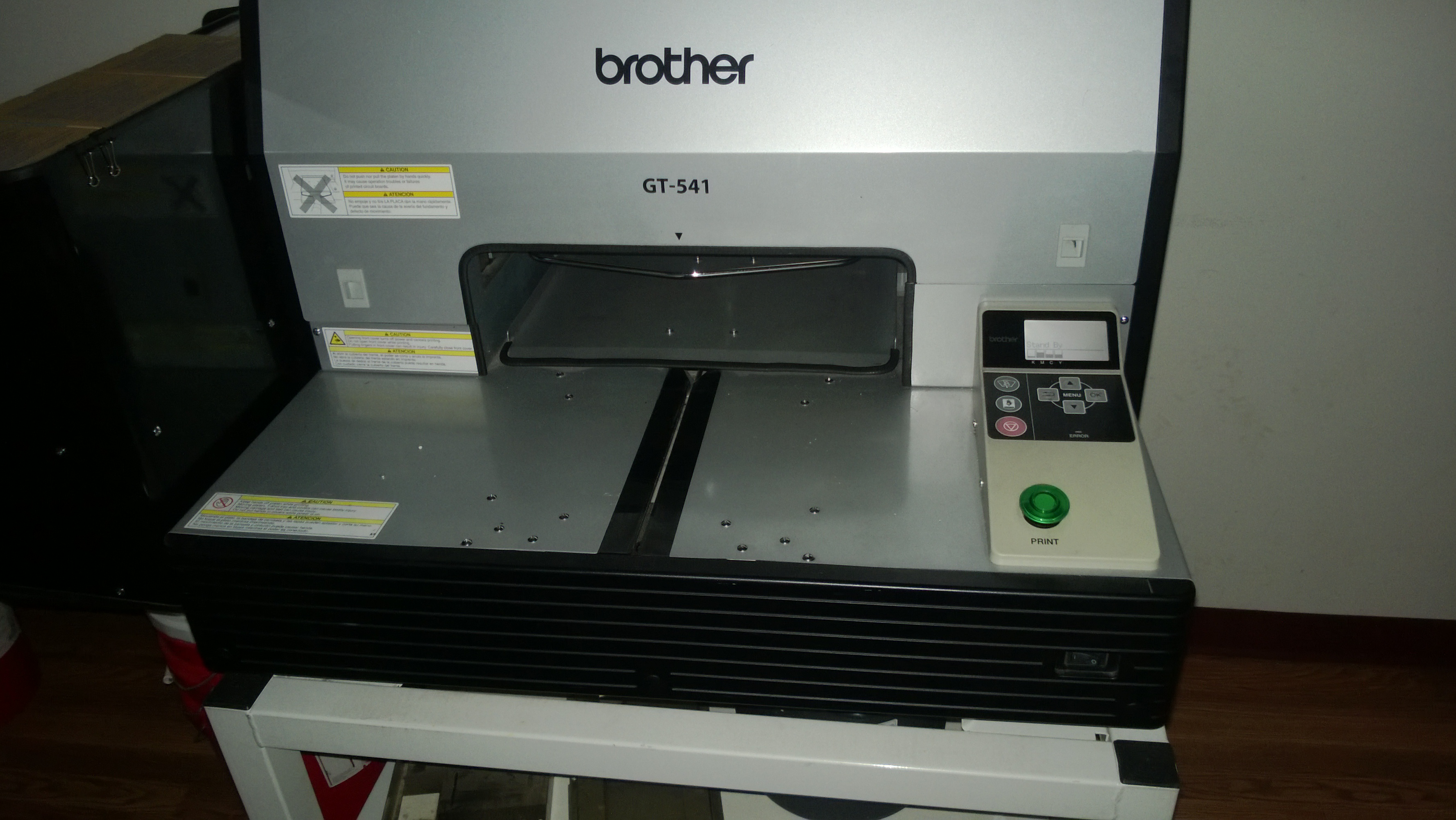 brother gt 541 platen
